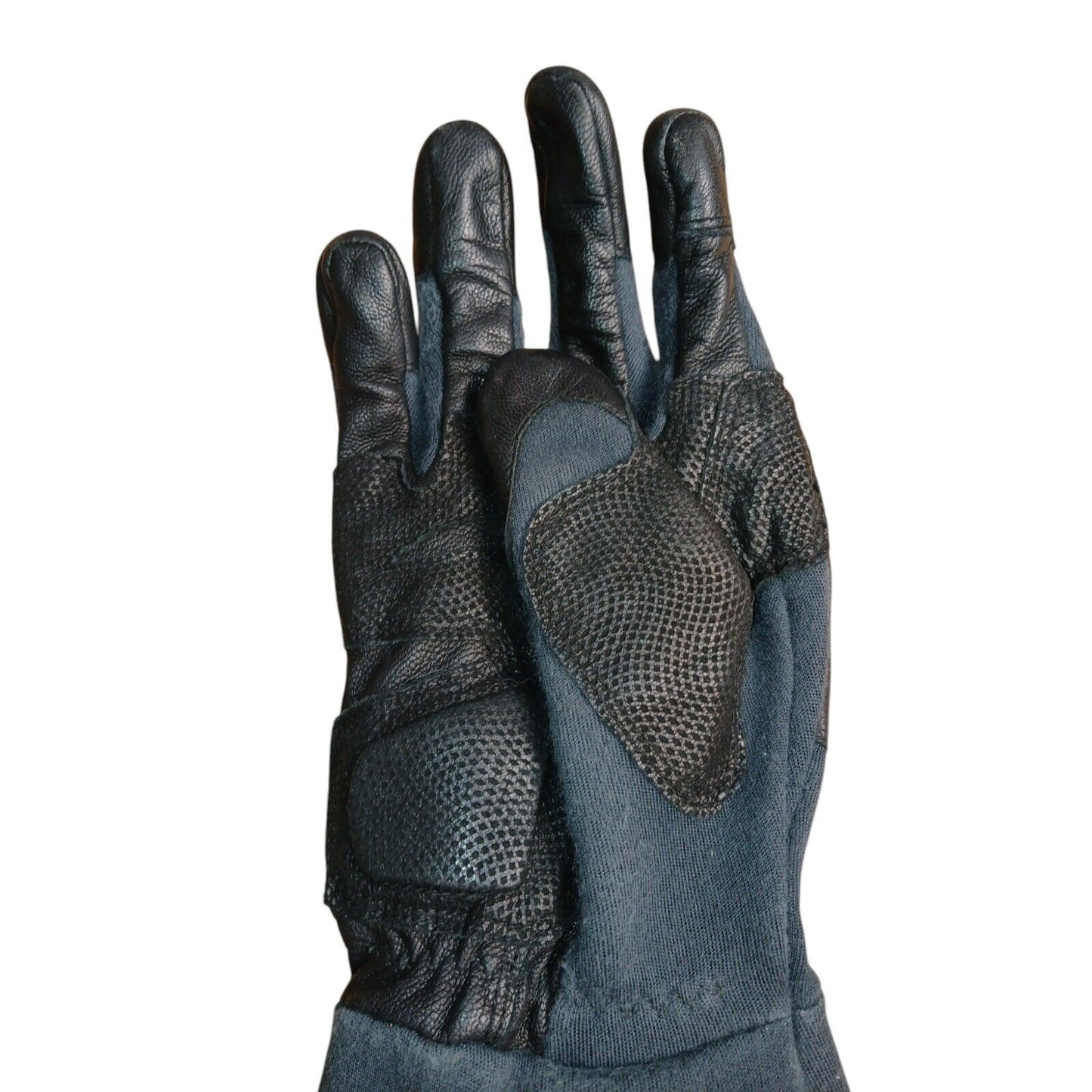Vega Holster Gloves Delta L Tactical Gauntlet Black Leather With Kevlar Security