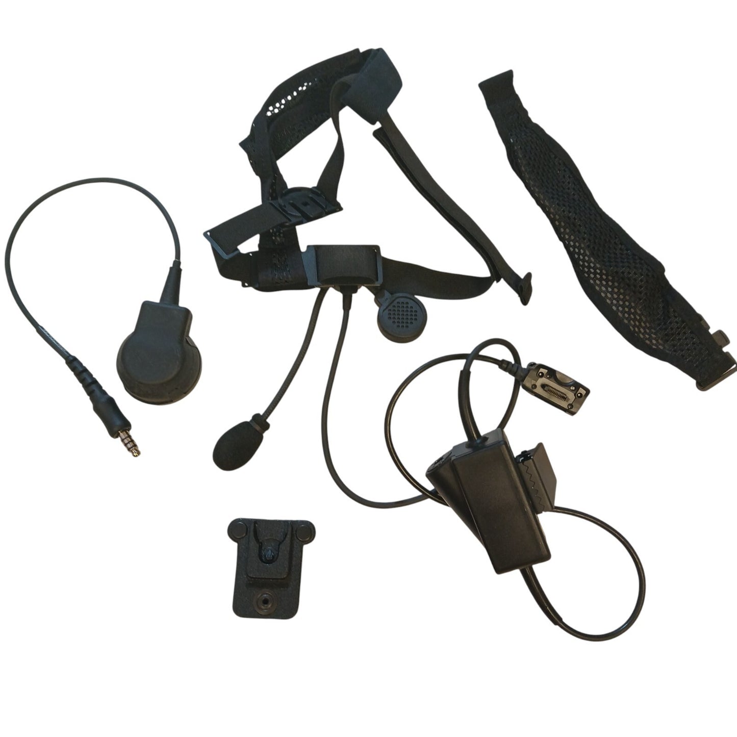 PTT Modular Headset Comms System Lowe Electronics Mic for FM12 Airsoft Tactical