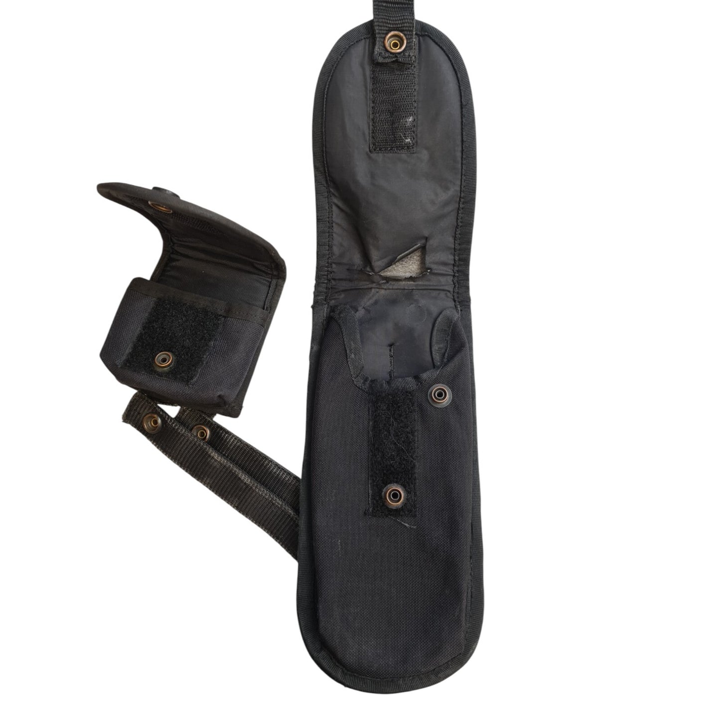 Arktis Molle Pouches Black 2 x Tactical Rigid Cuff Small Utility Bundle Airsoft