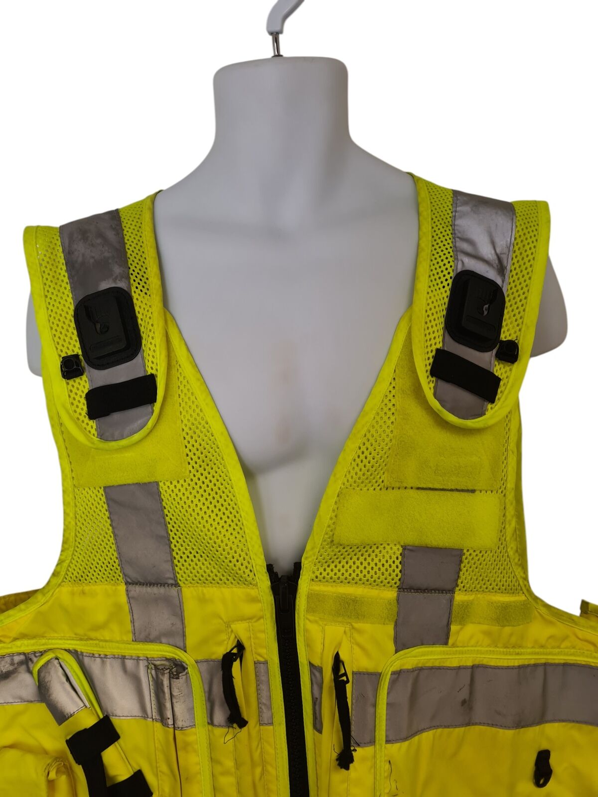 Mehler Vario System Tactical Vest Hi Vis Hi Viz built in Pouches Klickfast XXL