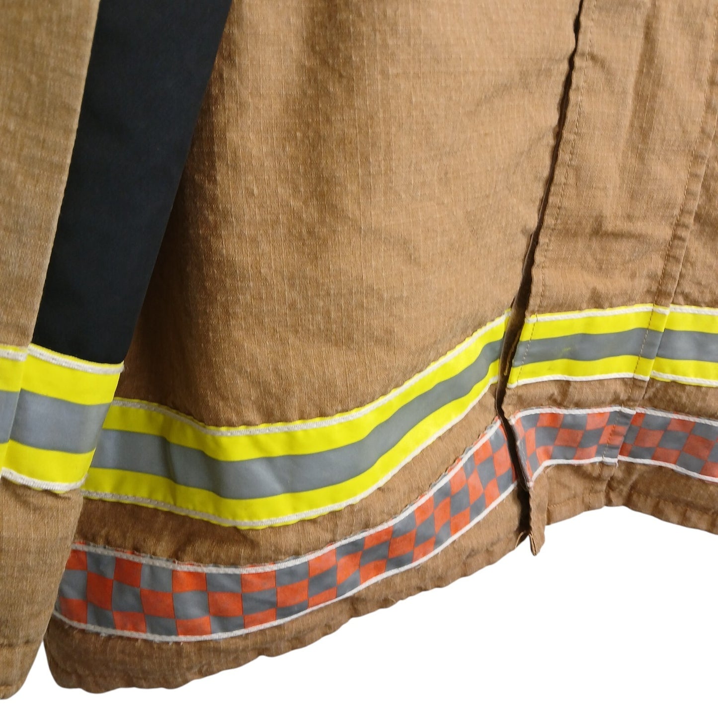 Firemans Jacket Brown Khaki Fire Fighters Coat Fireman Uniform Suit Goretex Fire