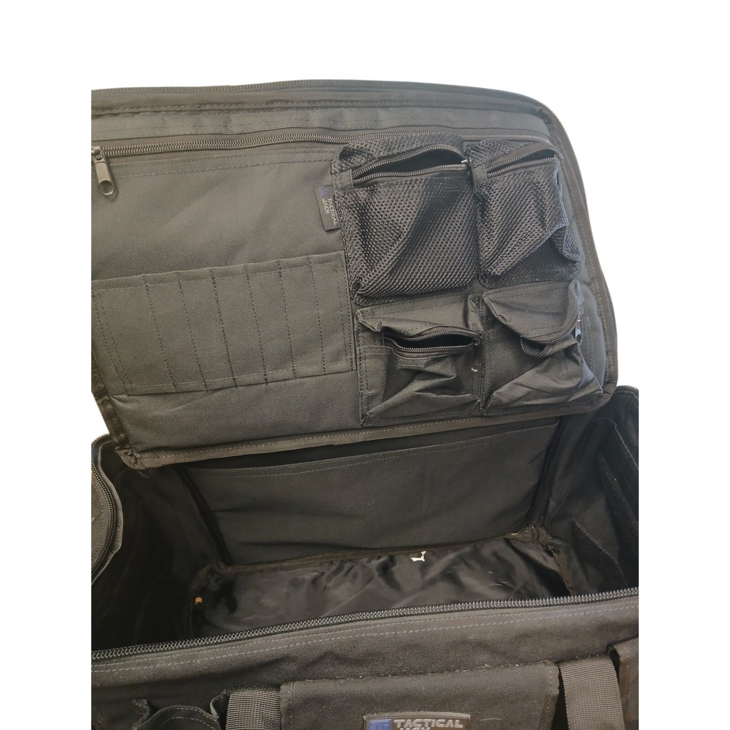 Tactical Jack Holdall Bag Ridged Black Overnight Kit Bag Police Security Airsoft