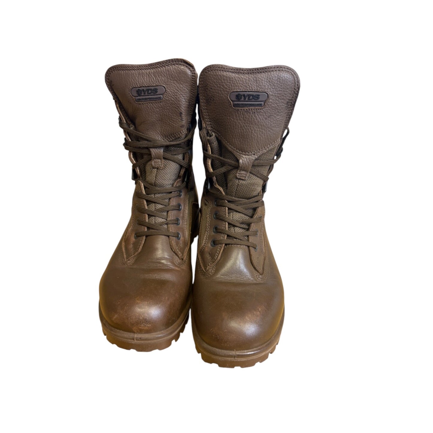British Army YDS Kestrel Patrol Boots Cadet Boots Size 9W Brown Military
