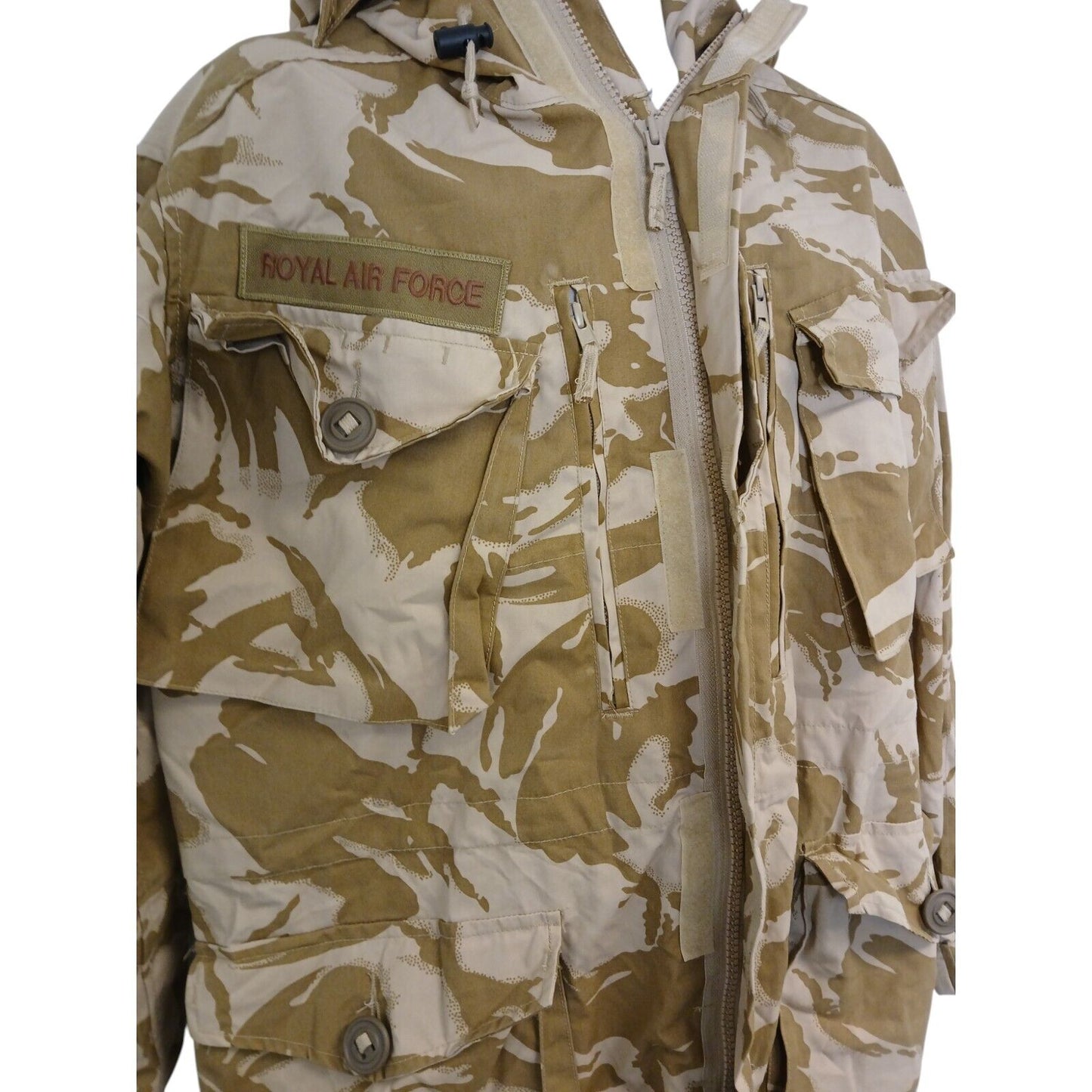 DPM Desert Windproof Combat Smock Desert Coat Jacket Hood DP RAF Army Navy