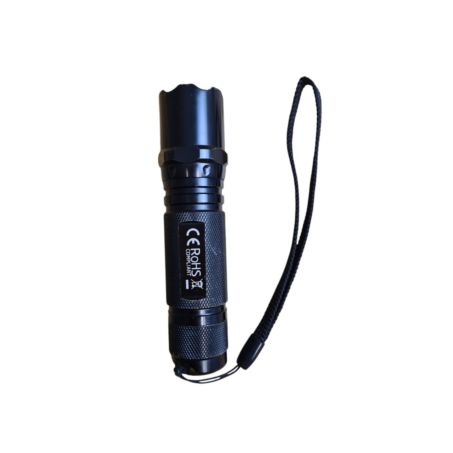 Defender LED Torch Waterproof Led Flashlight Black Aluminium Camping Security