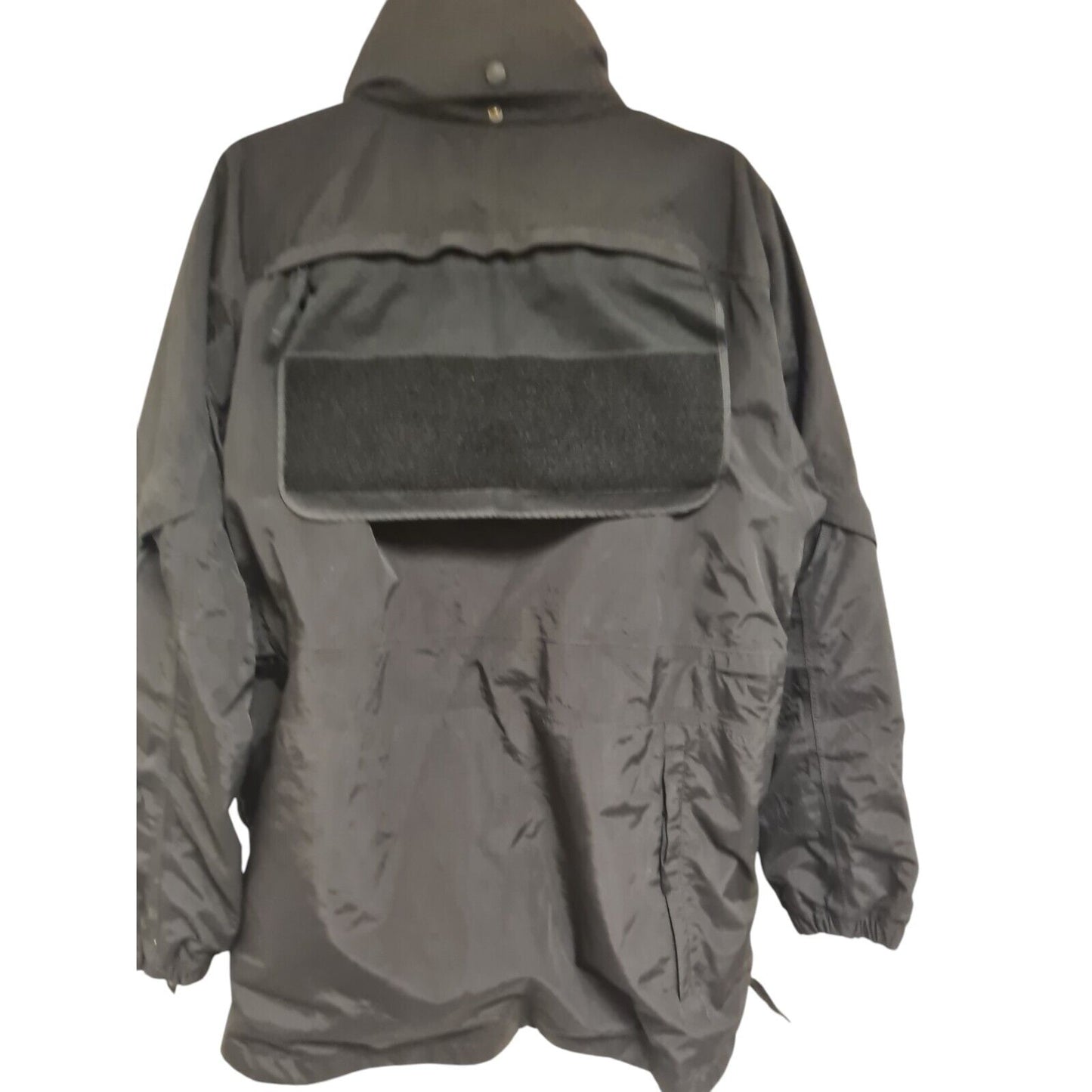 5.11 Tactical Jacket Coat Smock Hood Black Security Size L Ex Police Doorman