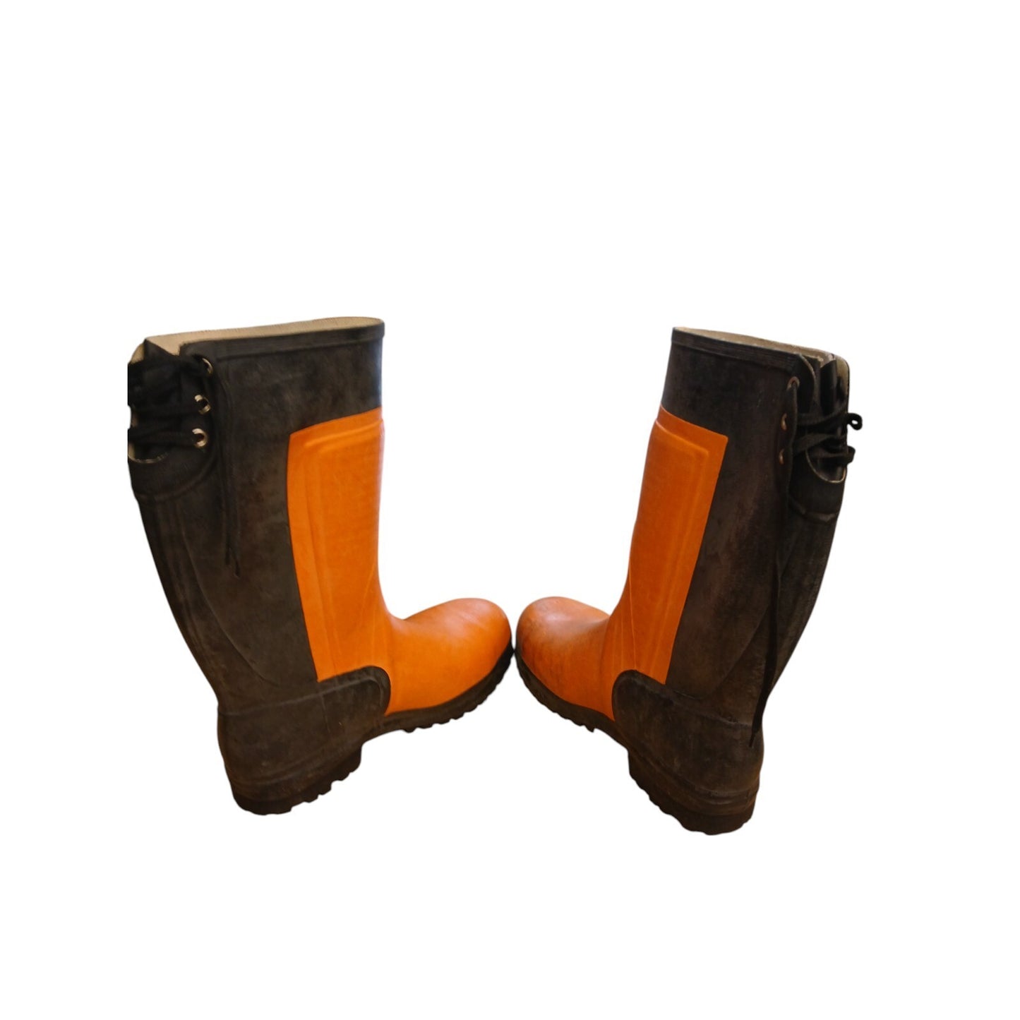 Chainsaw Boots Wellies Woodjack EPM Safety Orange Black Class 3 Size 12