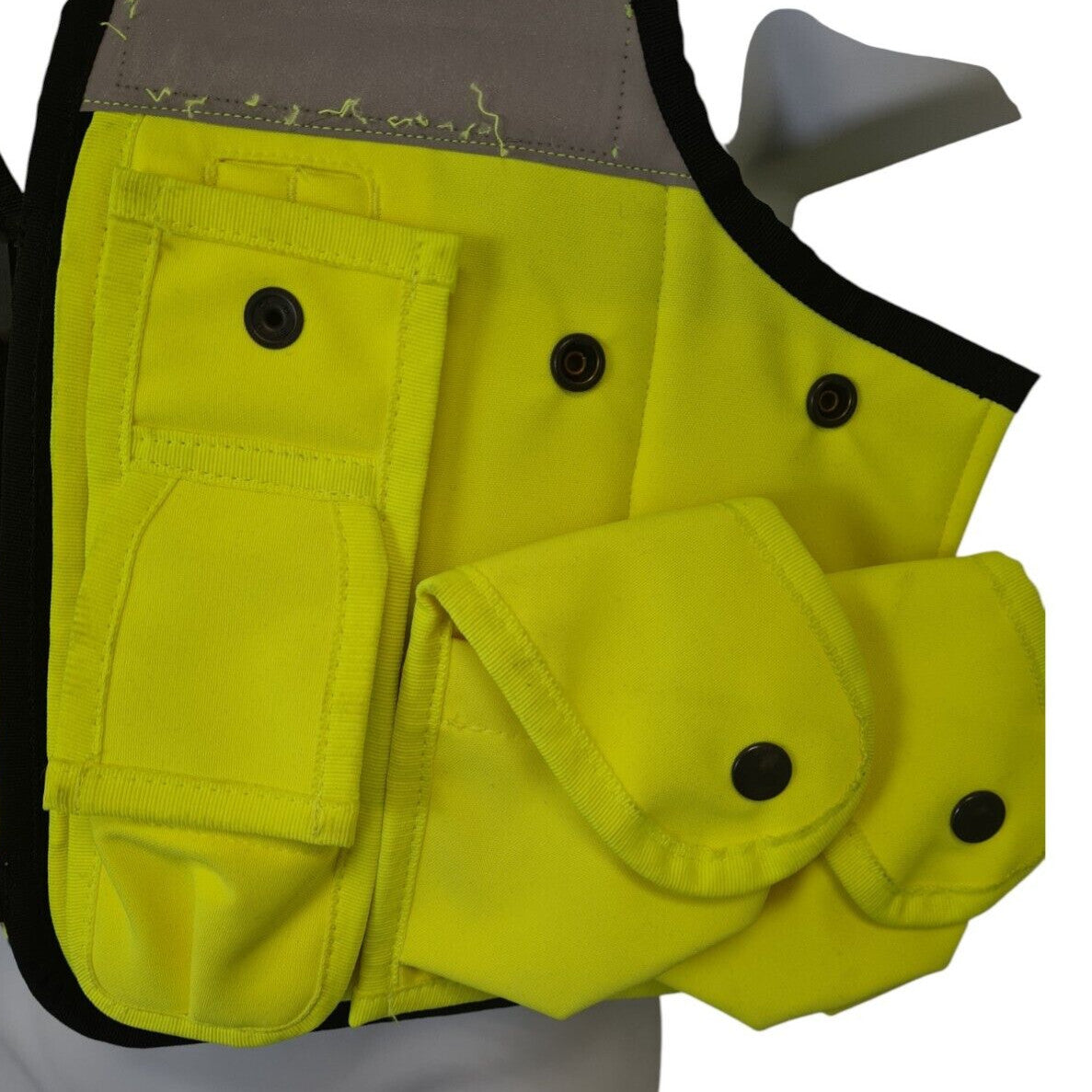 Aegis Engineering Stab Vest Hi Viz Hi Vis With Pouches Cover Buddy-Lok System F