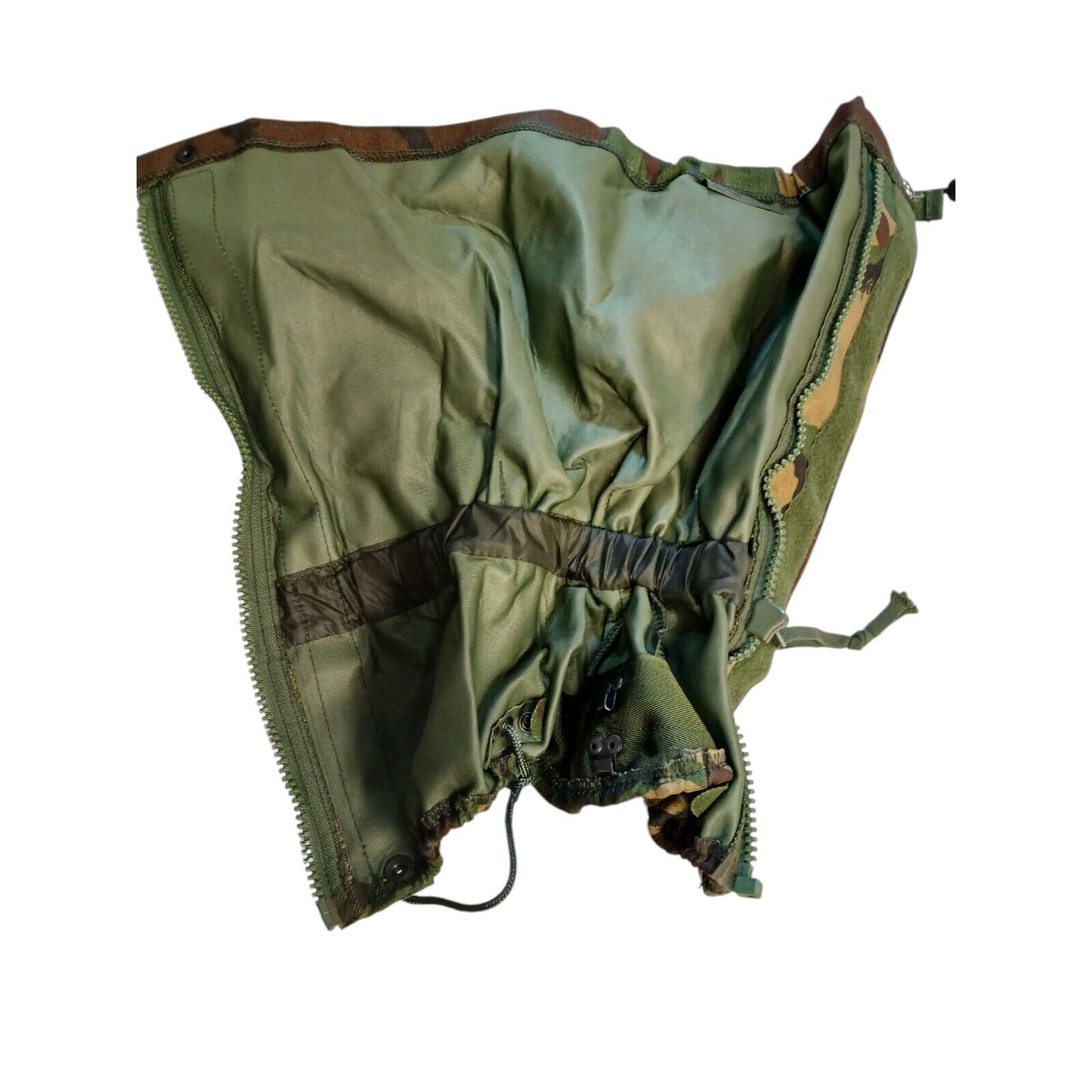 British Army DPM Leg Gaiters GS Woodland Goretex Green Camo 1998
