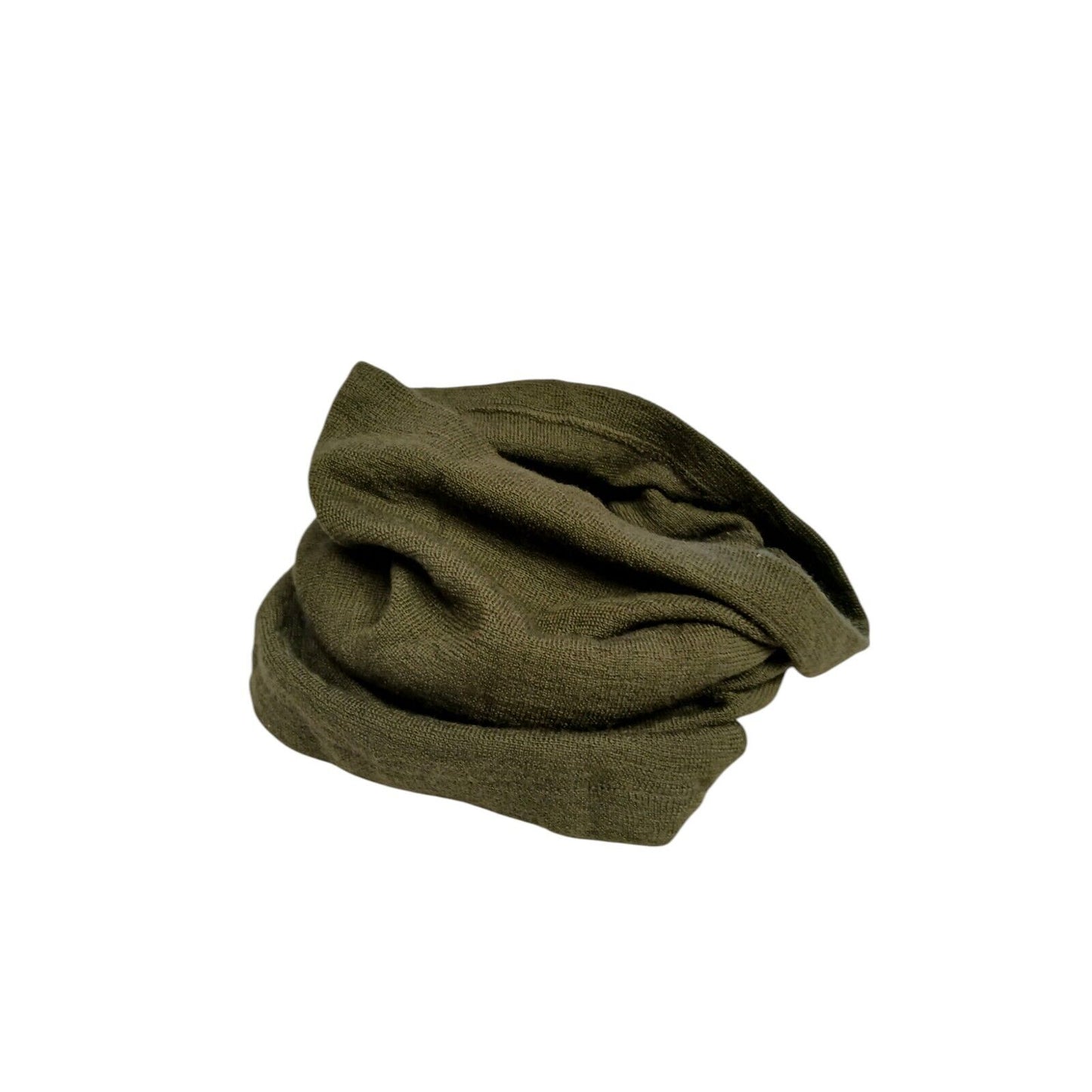 British Military Headover 100% Wool Green Cold Weather Snood Neck Tube Warmer
