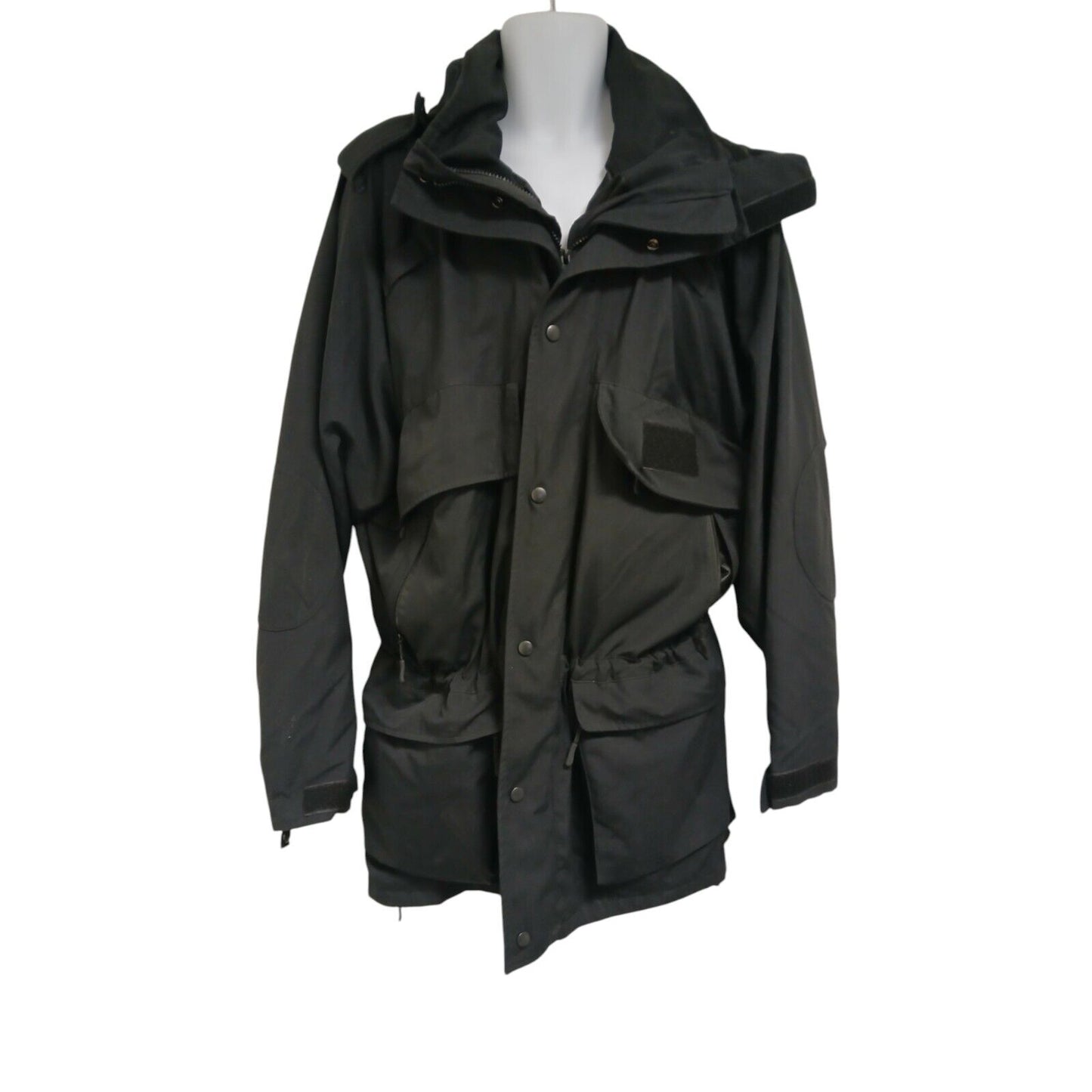 Cooneen Defence Waterproof Jacket 3/4 Length Coat Black Large Police Security