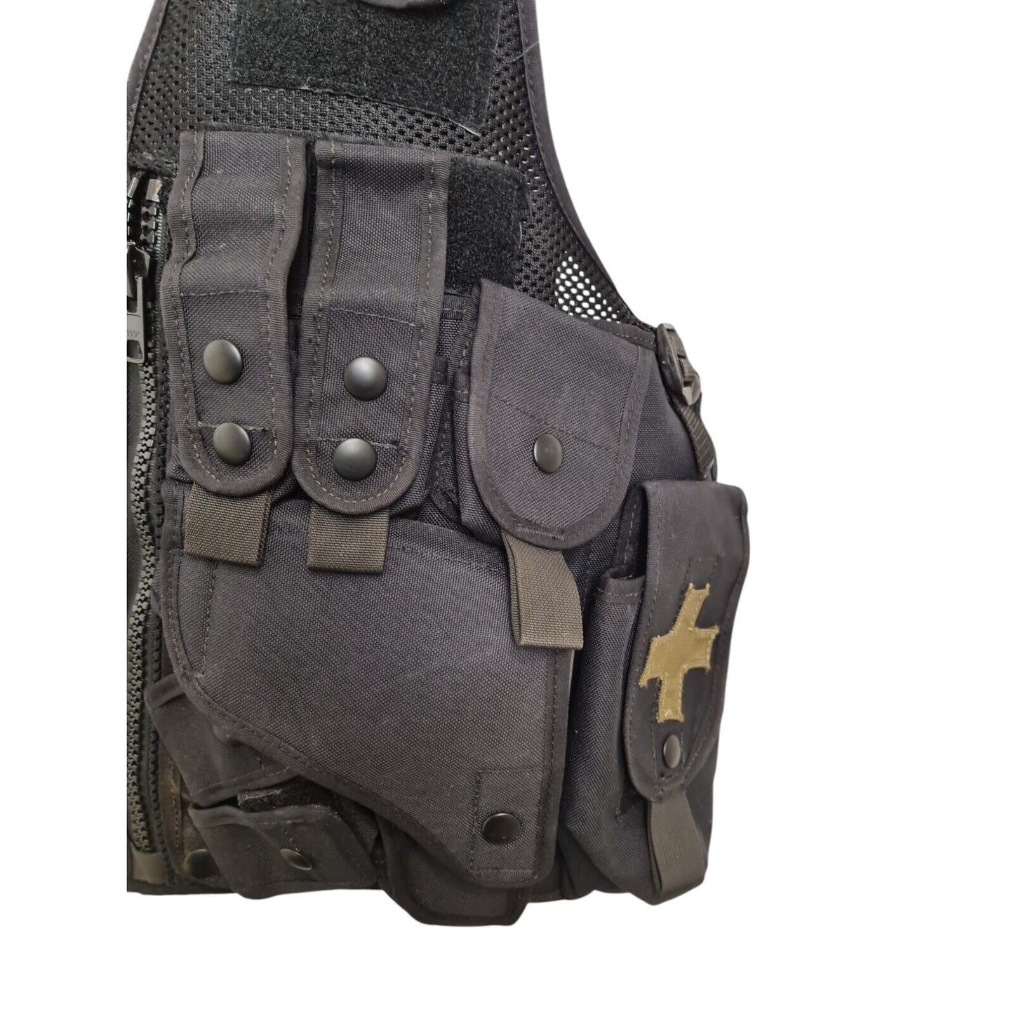 PWL Tactical Vest Police Integrated Pouches Security Airsoft Klickfast Medium