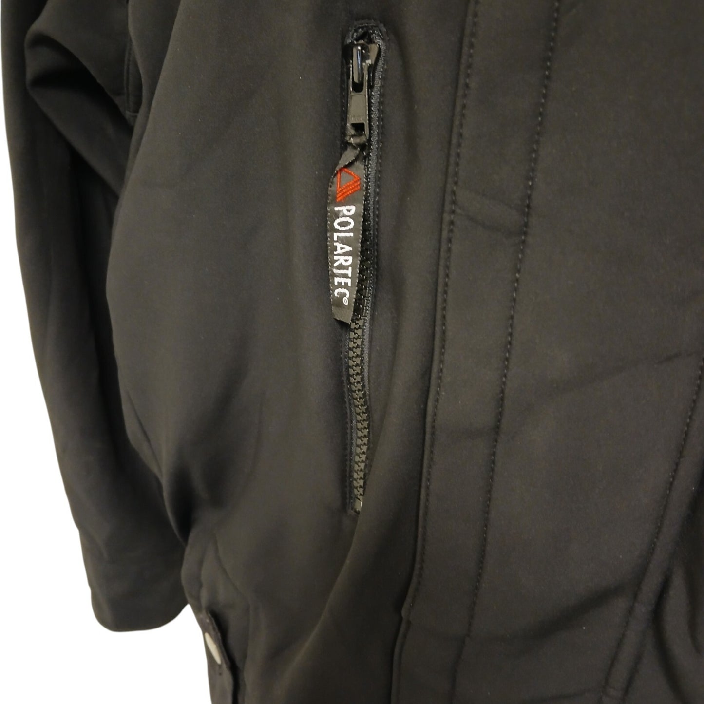 Polartec Windproof Soft Shell Thin Fleece Lined Klickfast Police Black Checked