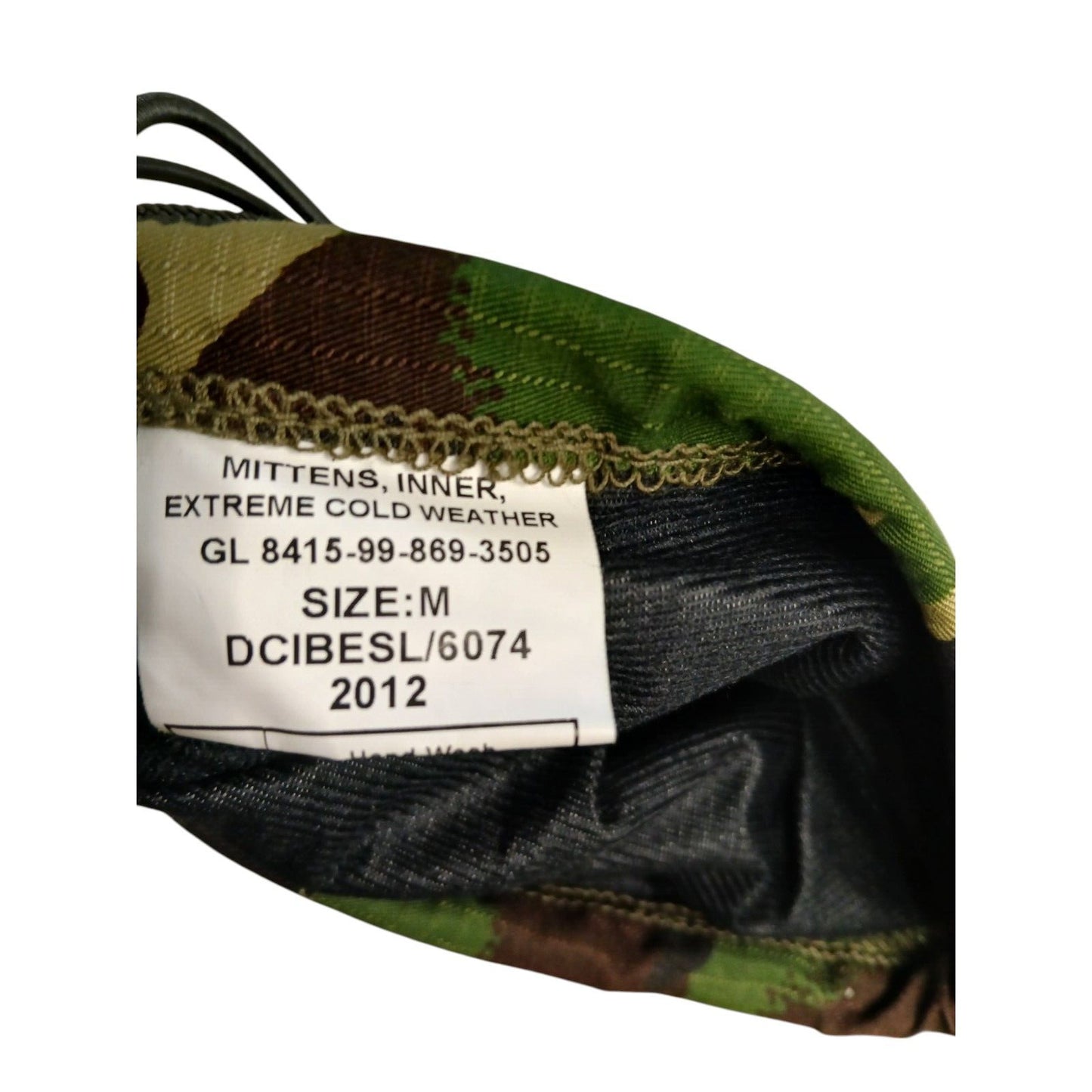 British Army Mittens DPM Woodland Extreme Cold Weather Ripstop Camo Mitts Inner