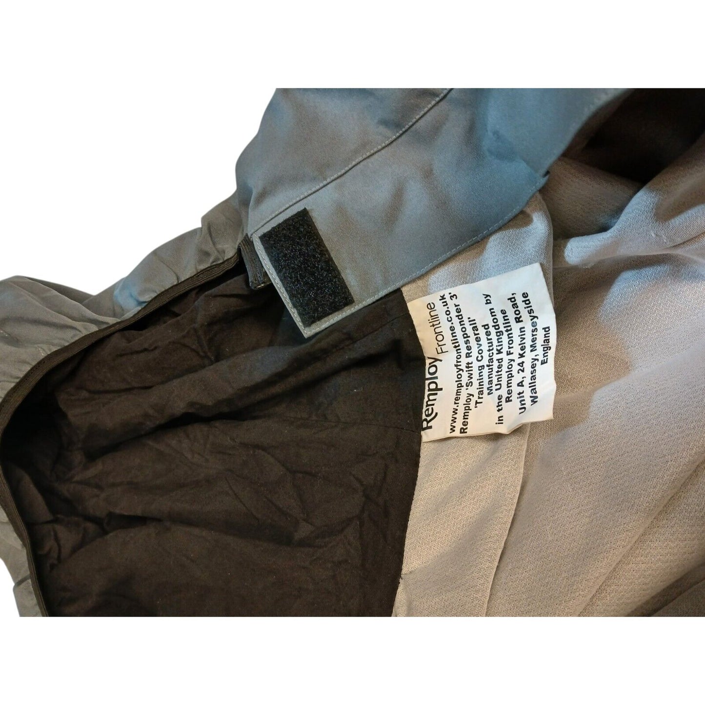 Remploy Swift Responder 3 Suit Coverall Grey Training Riot CBRN NBC Waterproof