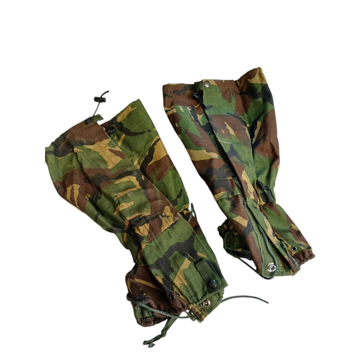 British Army DPM Leg Gaiters GS Woodland Goretex Green Camo 1998