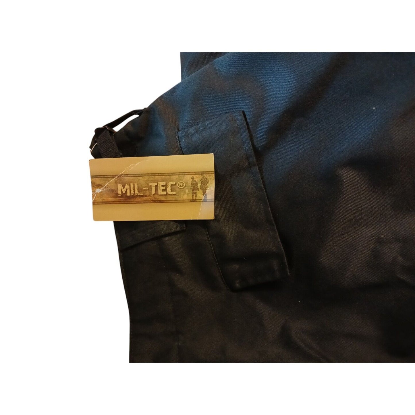 Mil-Tec Tactical Combat Trousers Cargo Black 30% Braumwolle Police Military Work