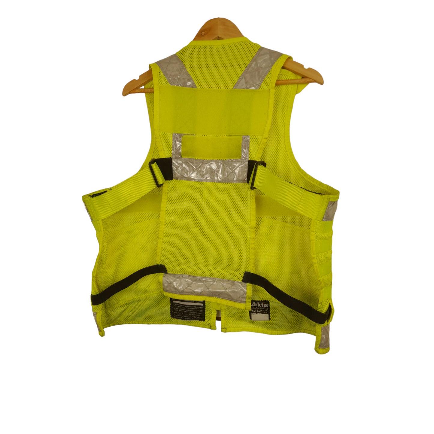 Arktis Molle Tactical Utility Vest Hi Vis Hi Viz Ex Police Security Grade B