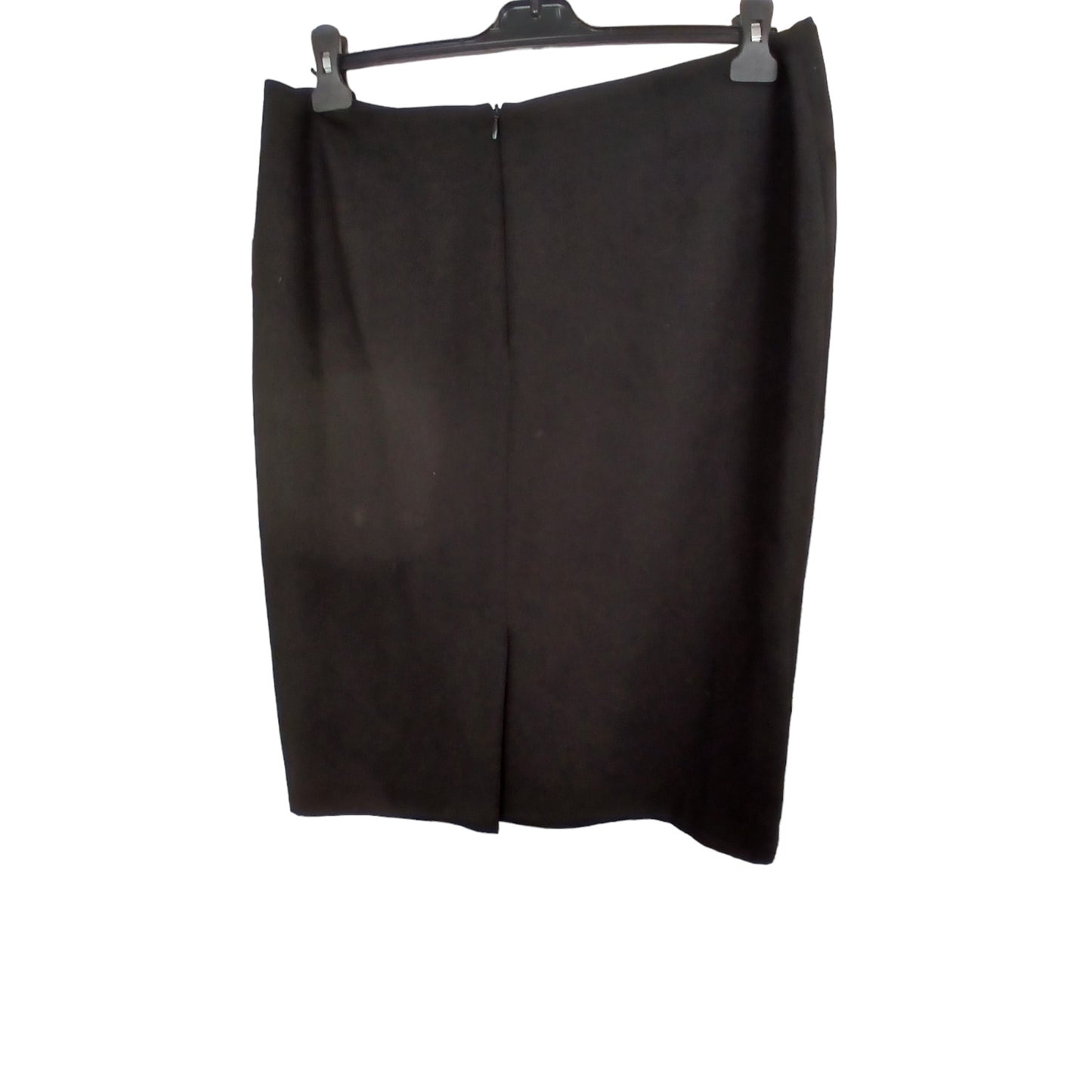 Black Lined Fitted Skirt Business Work School Various Sizes Back Split