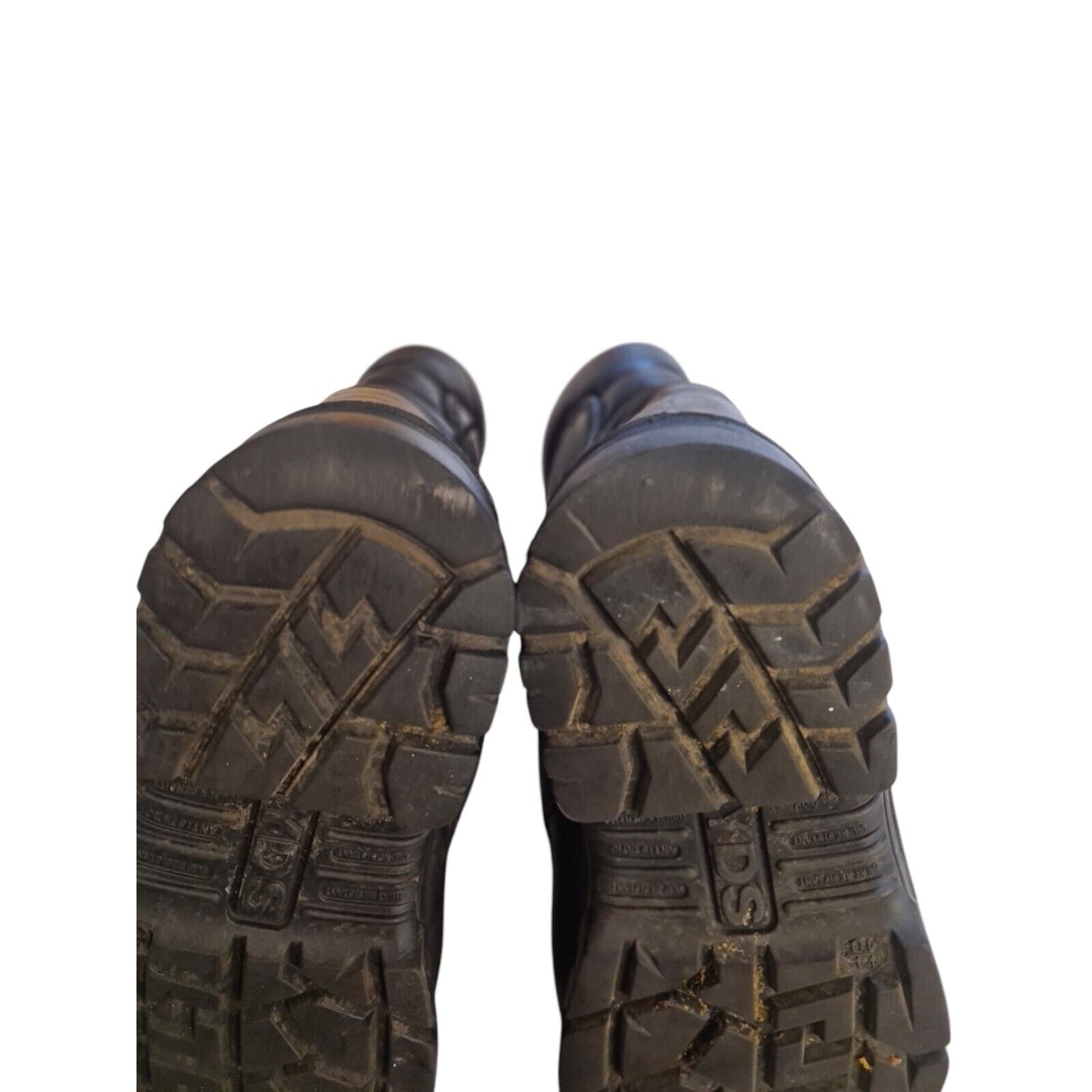 YDS Patrol Boots High Leg Steel Toe Black Leather Security Police Airsoft 10