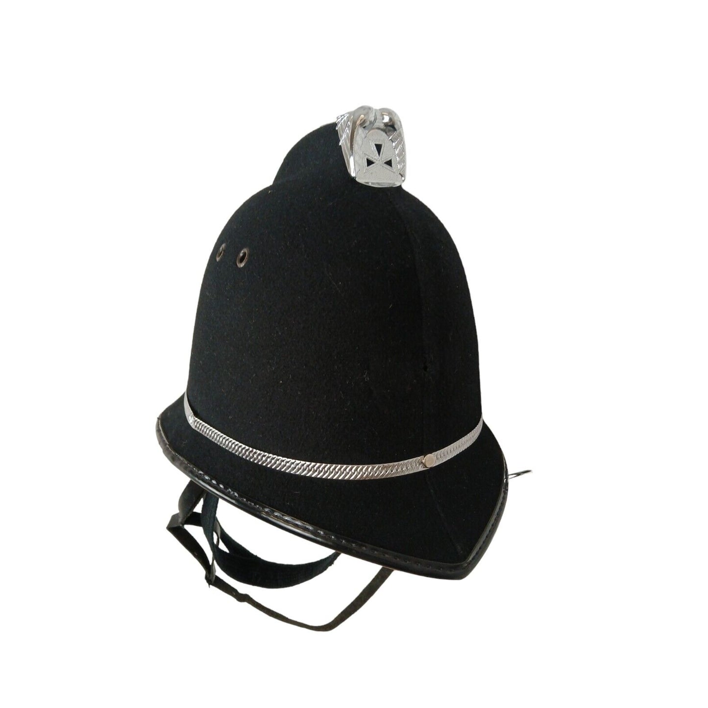 Coxcomb Top Police Helmet Custodian Memorabilia Comb Top Collector Bobby Black