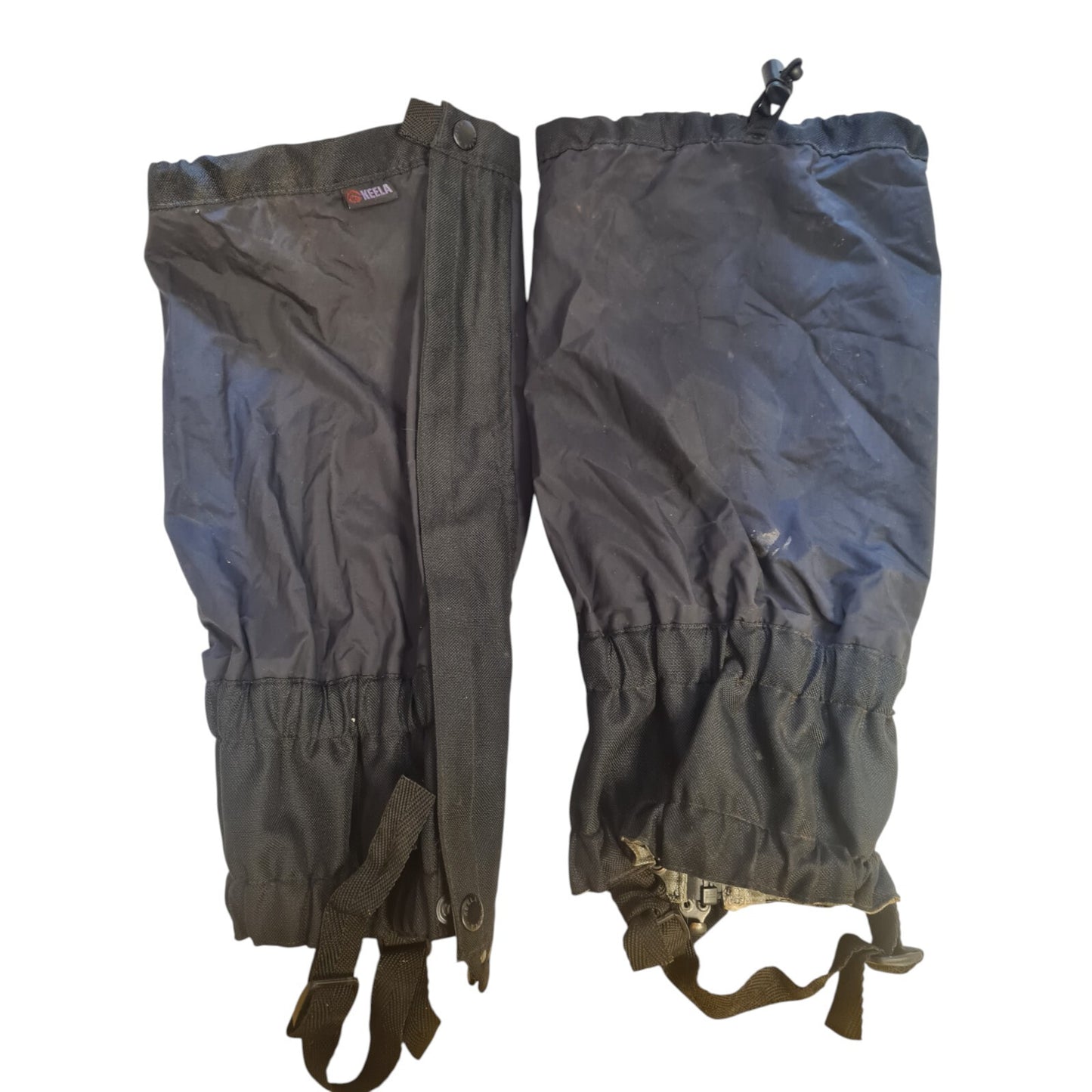 Keela Leg Gaiters Gators Goretex Black SIze Large Walking Hiking Wet Weather