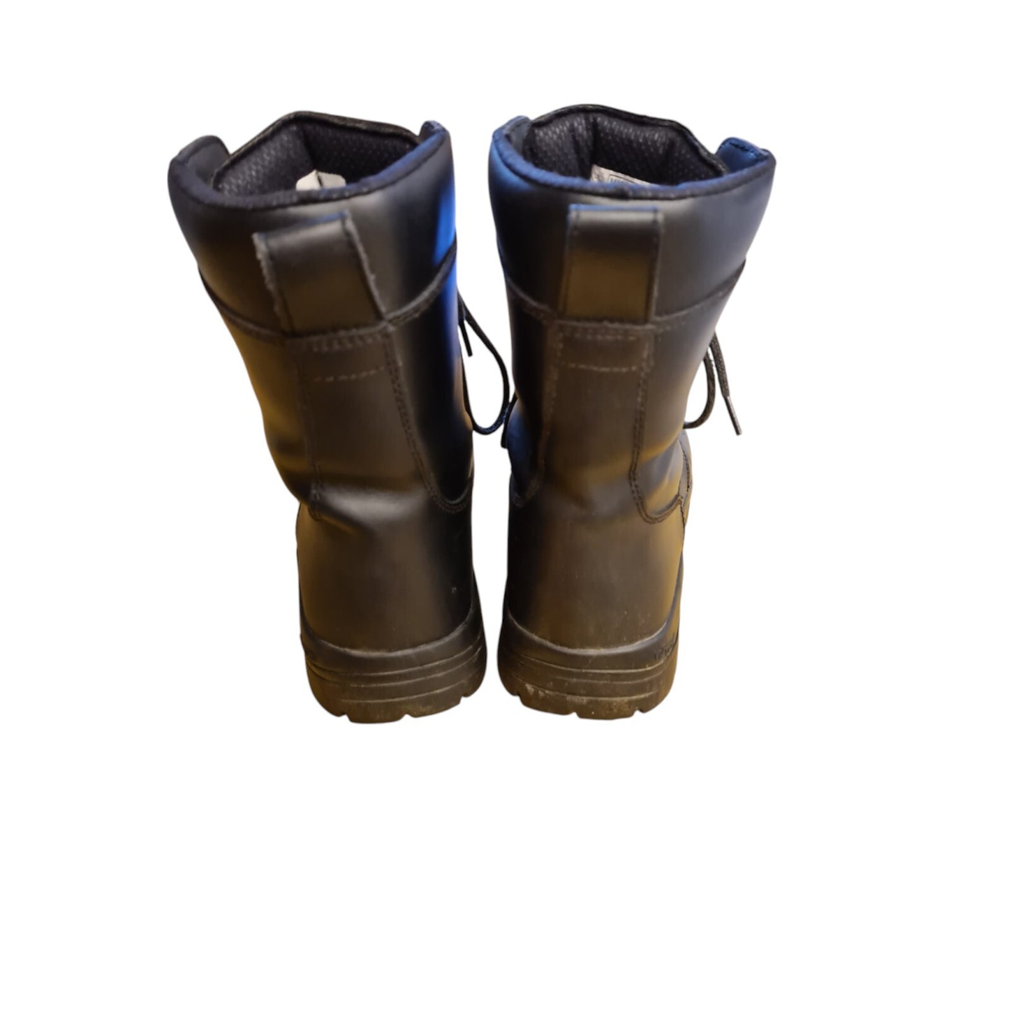 Magnum Patrol Boots Power Black Size 10 Leather Vibram Sole Security Police