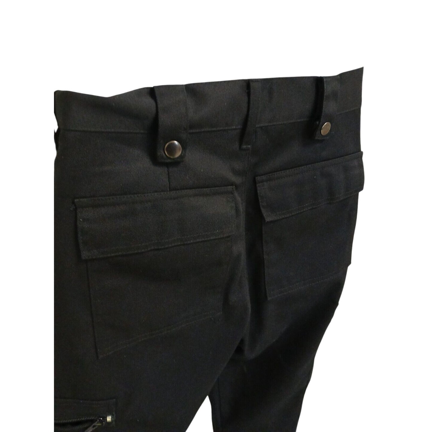 Cosalt Combat Cargo Trousers Ankle Cuff Dog Handler Security Black Ex Police