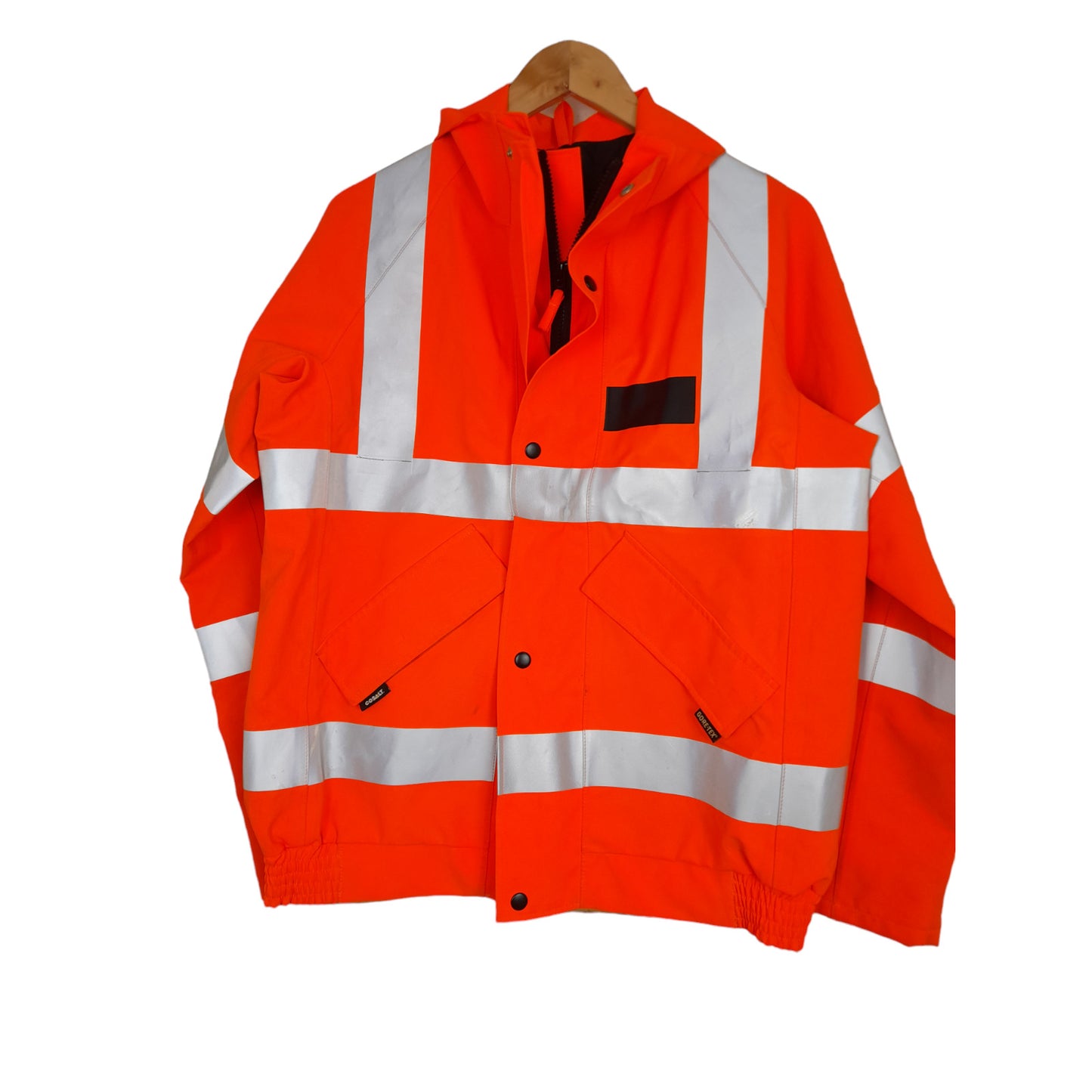 Cosalt Goretex Hi Vis Hi Viz Bomber Jacket HV65 Waterproof Railway Orange