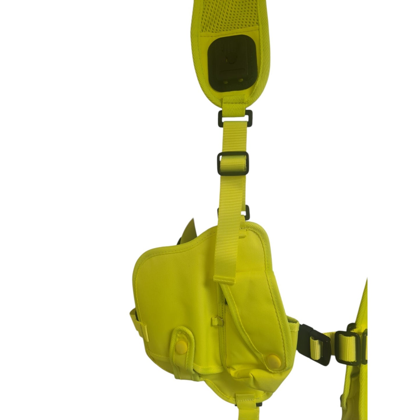 Protec Overt Duty Shoulder Harness Chest Rig Hi Viz Hi Vis Pouches Police D