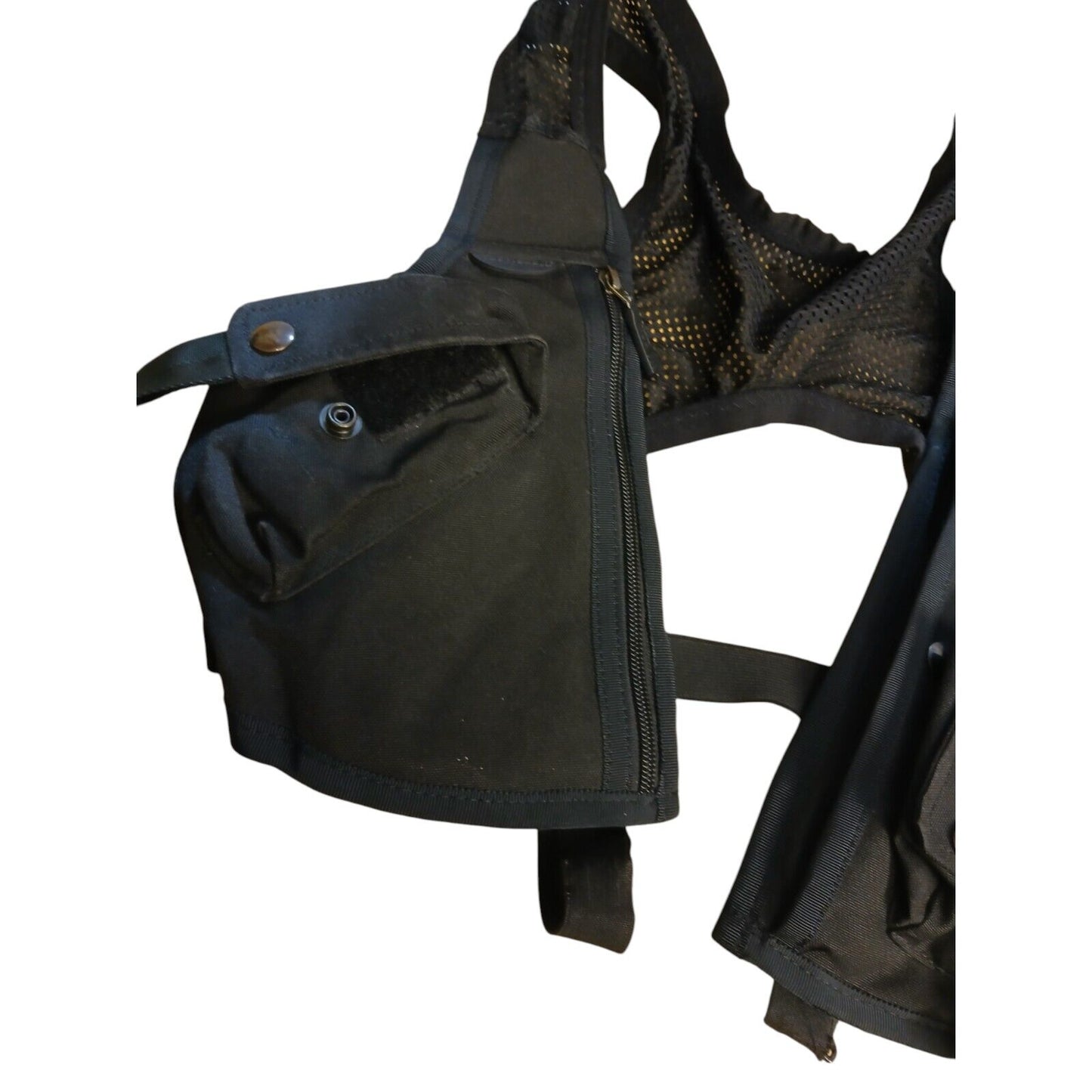 KIT Overt Duty Shoulder Harness Equipment Holders Black Police Security Pouches