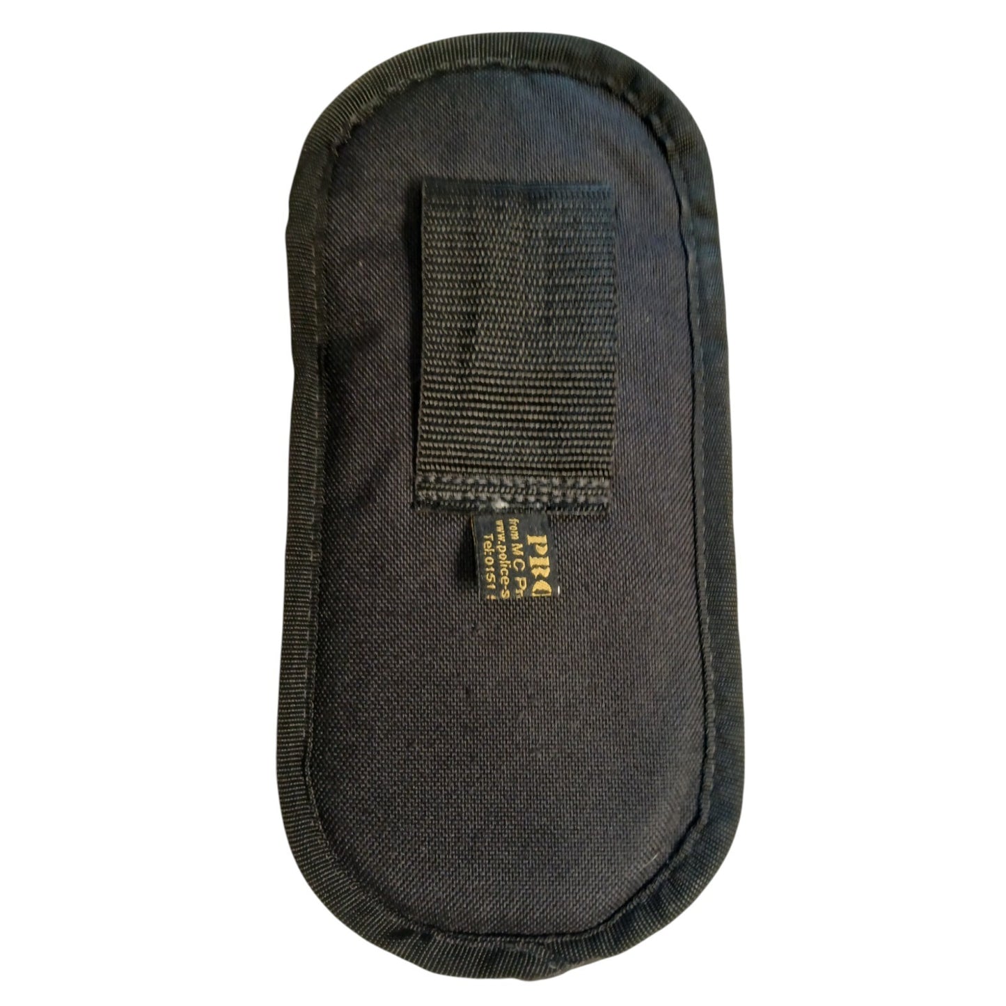 Protec Rigid Handcuff Pouch Belt Loop Black Ex Police Tactical Webbing