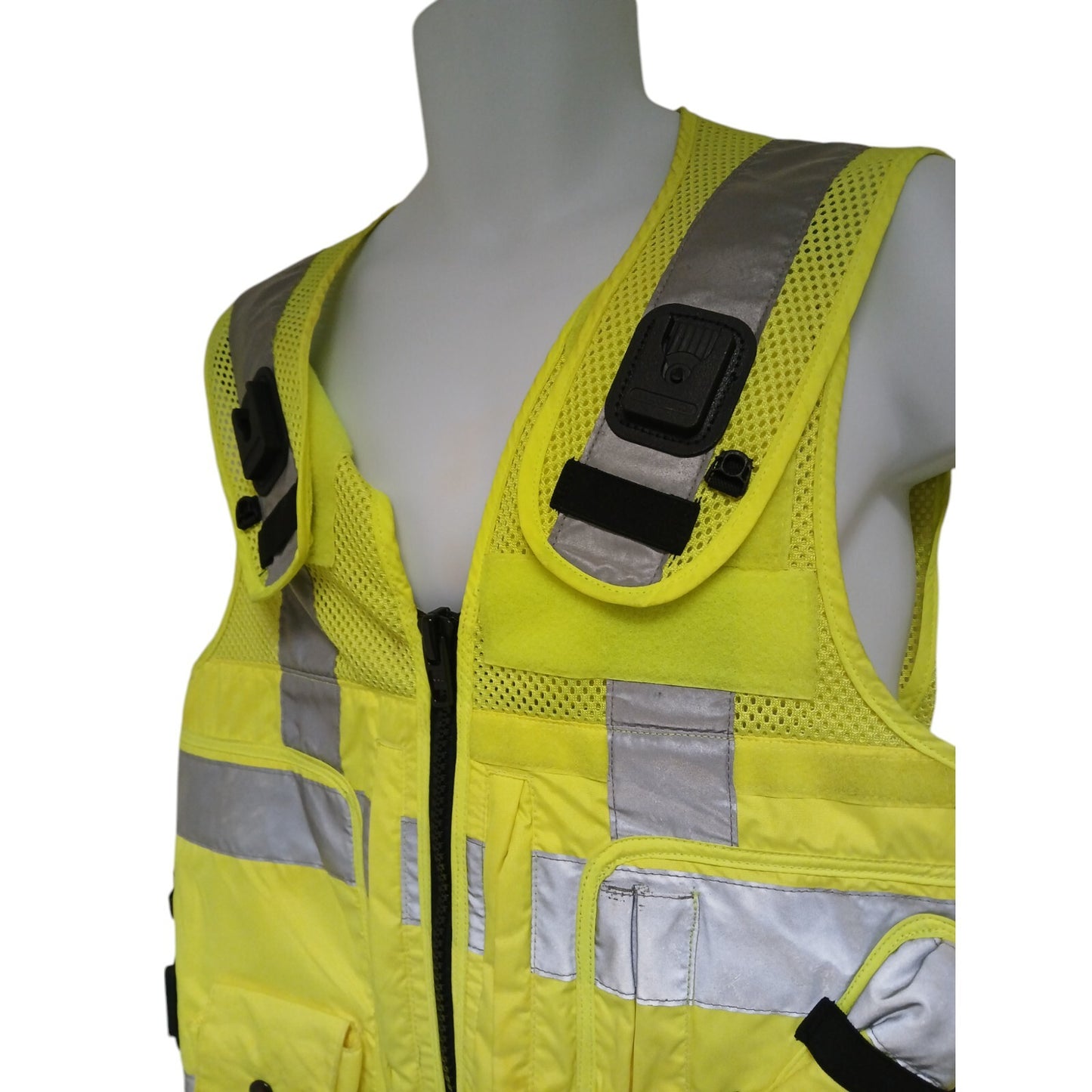 Mehler Vario System Vest Tactical Hi Viz Vis Klickfast Large Police Security