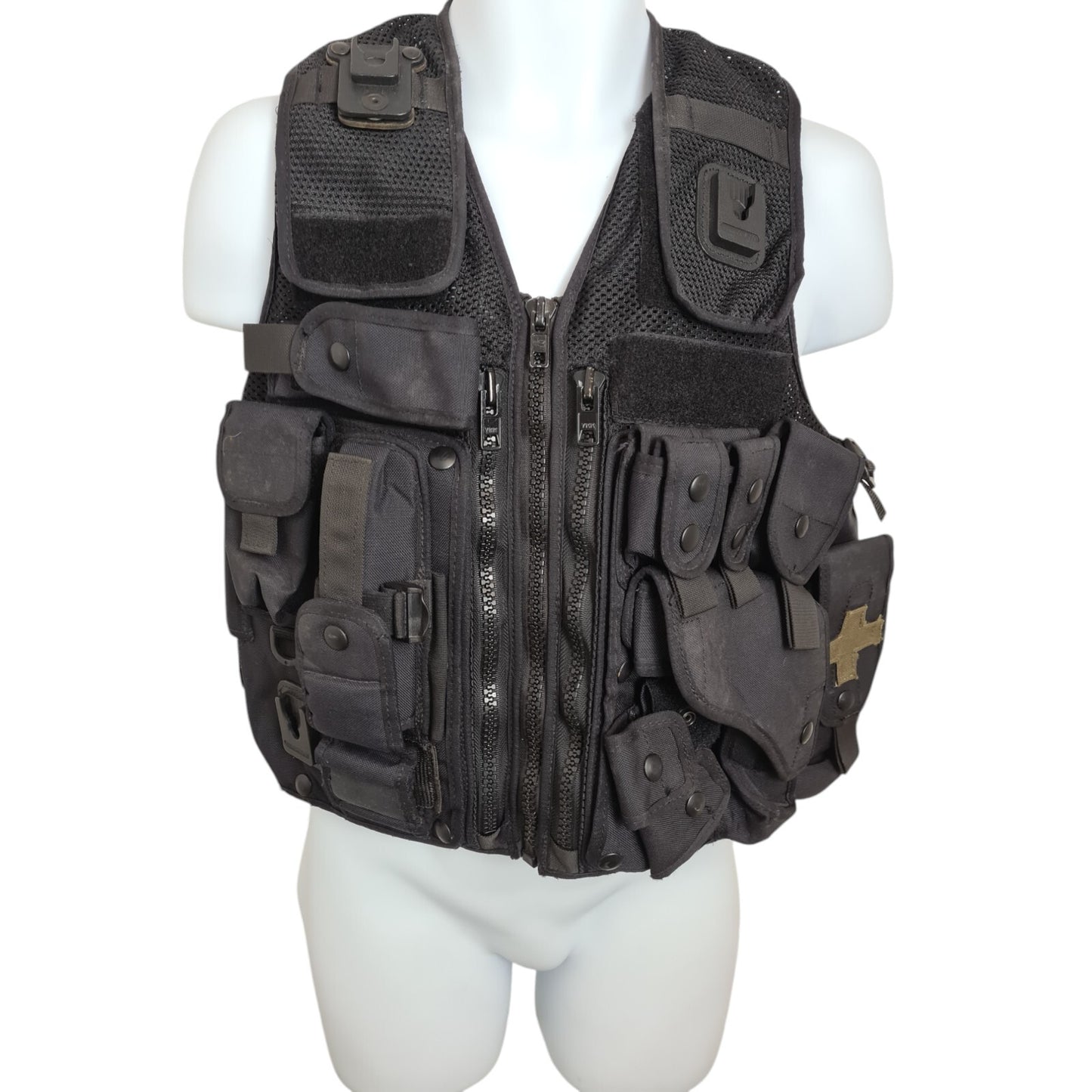 PWL Tactical Police Vest Integrated Pouches Security Airsoft Klickfast