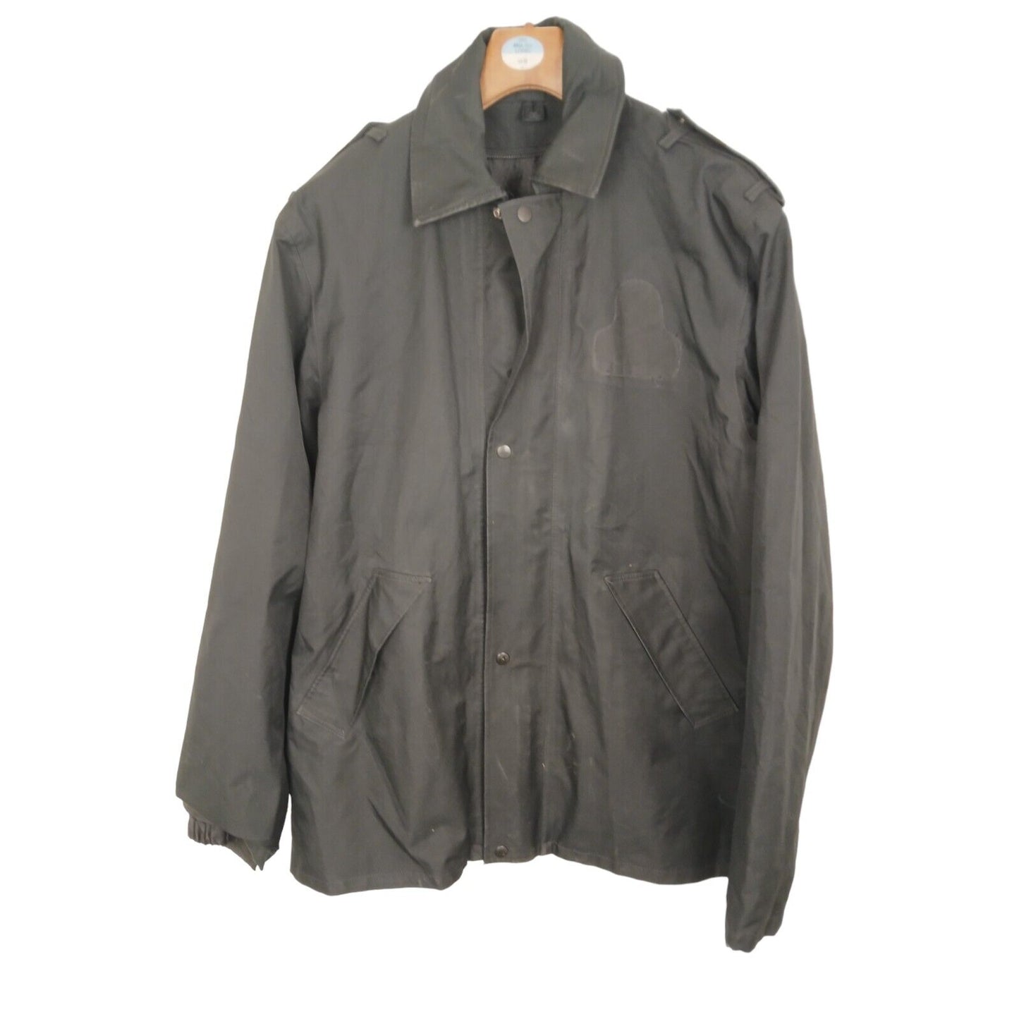 Ex Police Goretex Mens Jacket Coat 3/4 Length Macbean Large Waterproof Black