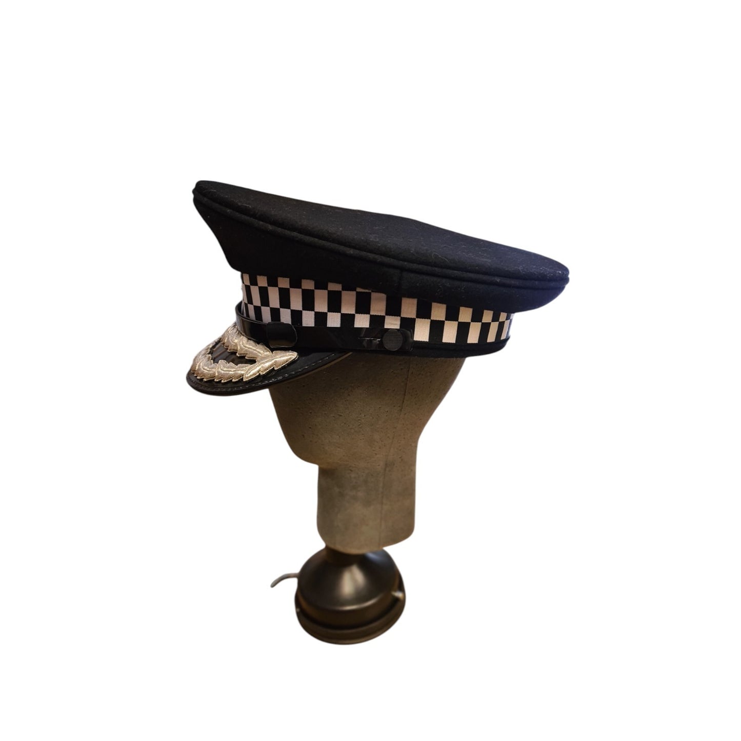 Deputy Assistant Peaked Cap Police Commissioner Double Silver Oak Leaf Size 57