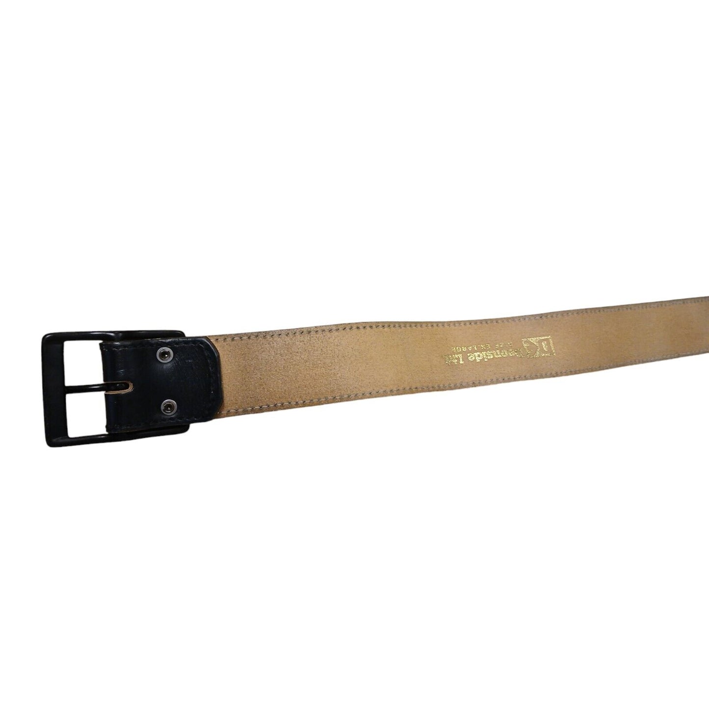 Deenside Black Leather Duty Belt Single Prong 5cm Wide ExPolice Uniform Security