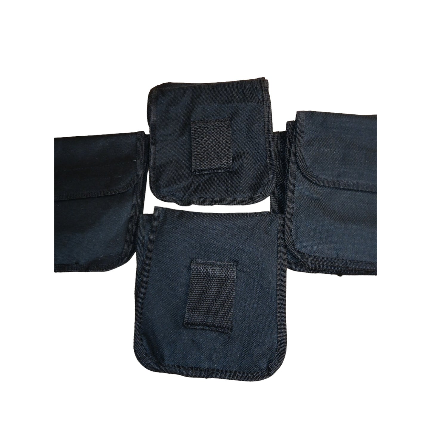 Document Pouches Belt Loop Black x10 Ex Police Duty Fixing Security Airsoft