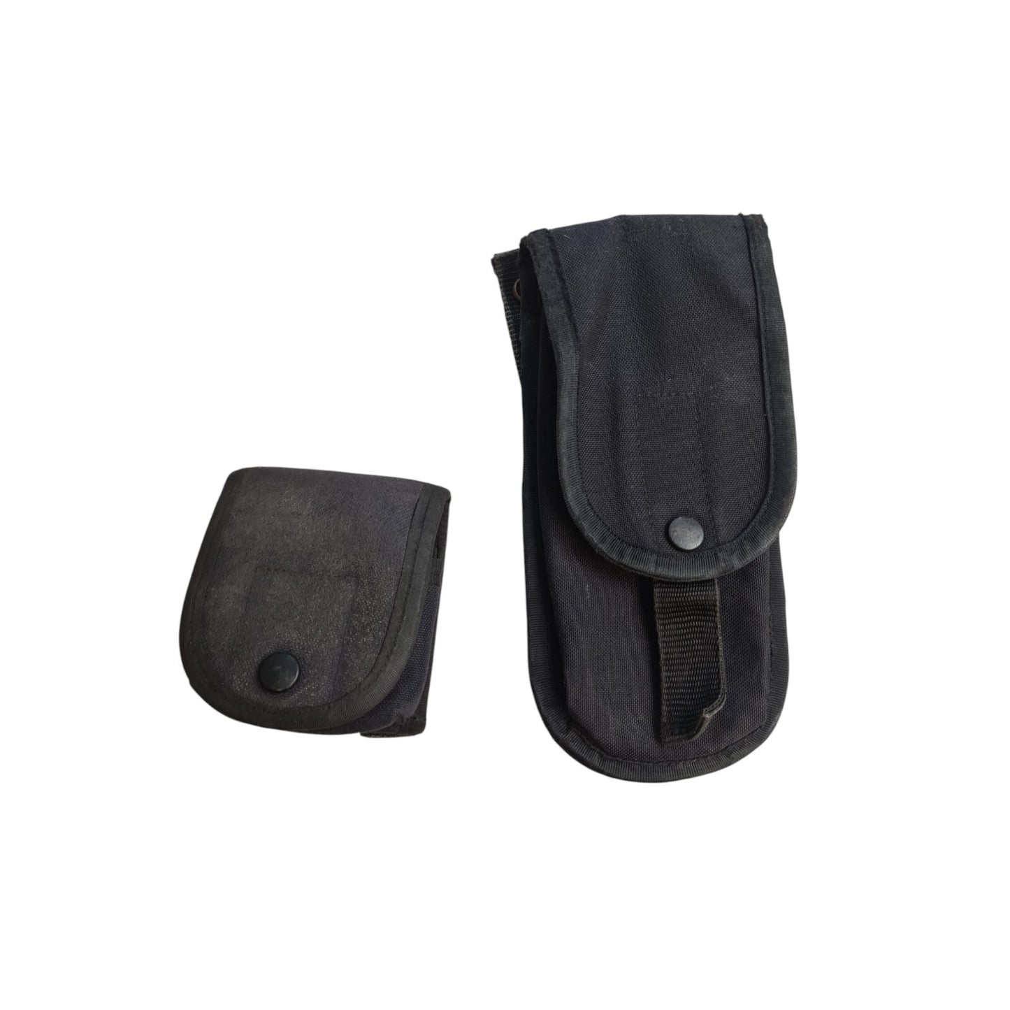 Arktis Molle Pouches Black 2 x Tactical Rigid Cuff Small Utility Bundle Airsoft