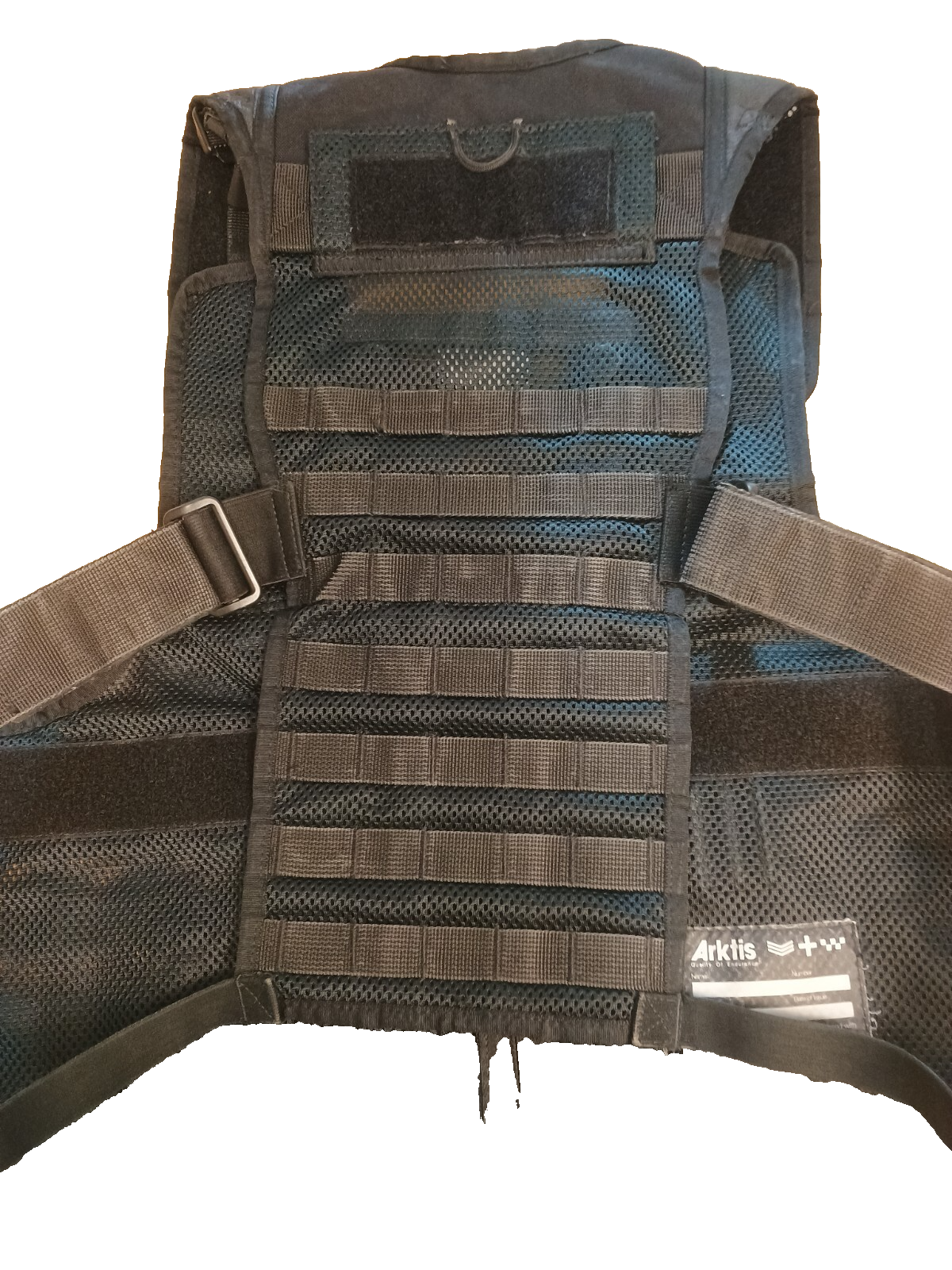 Arktis Molle Tactical Utility Vest Black Size L Adjustable Klickfast Security