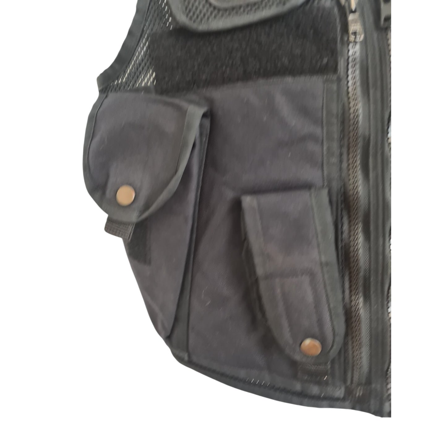 Tactical Vest Integrated Pouches Black Klickfast Docks XS Security Ex Police