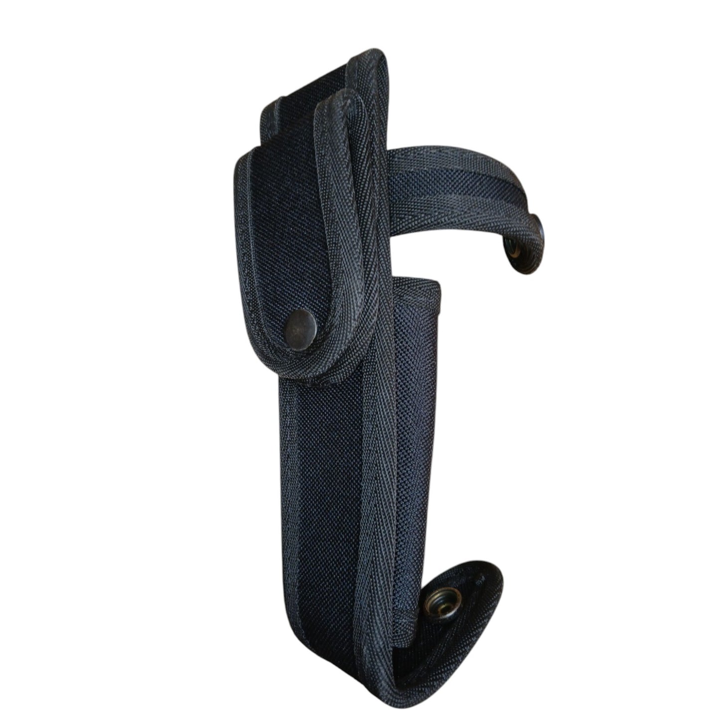Baton Holder Nylon Belt Loop Top Strap Black Police Security Webbing Airsoft