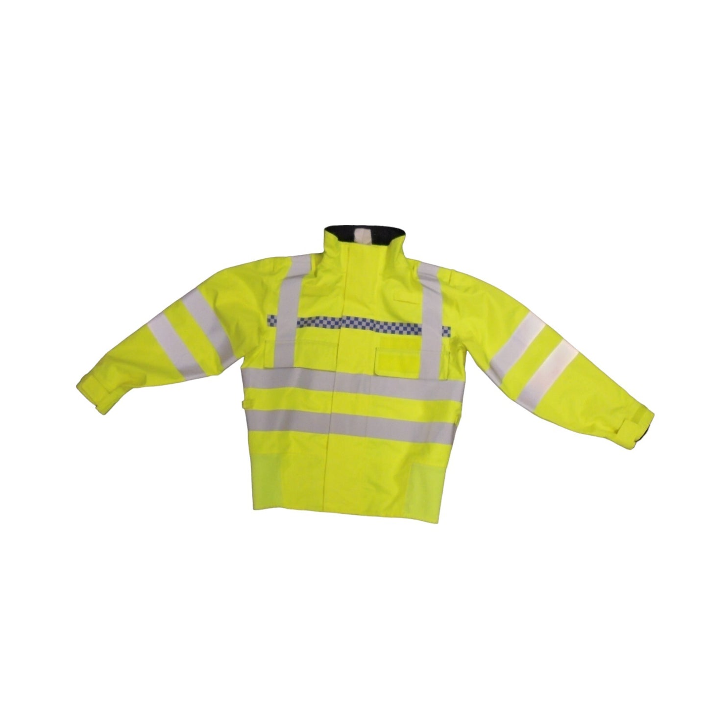 Hi Viz Blouson Bomber Jacket Waterproof Coat Hi Vis Recovery Ex Police Security