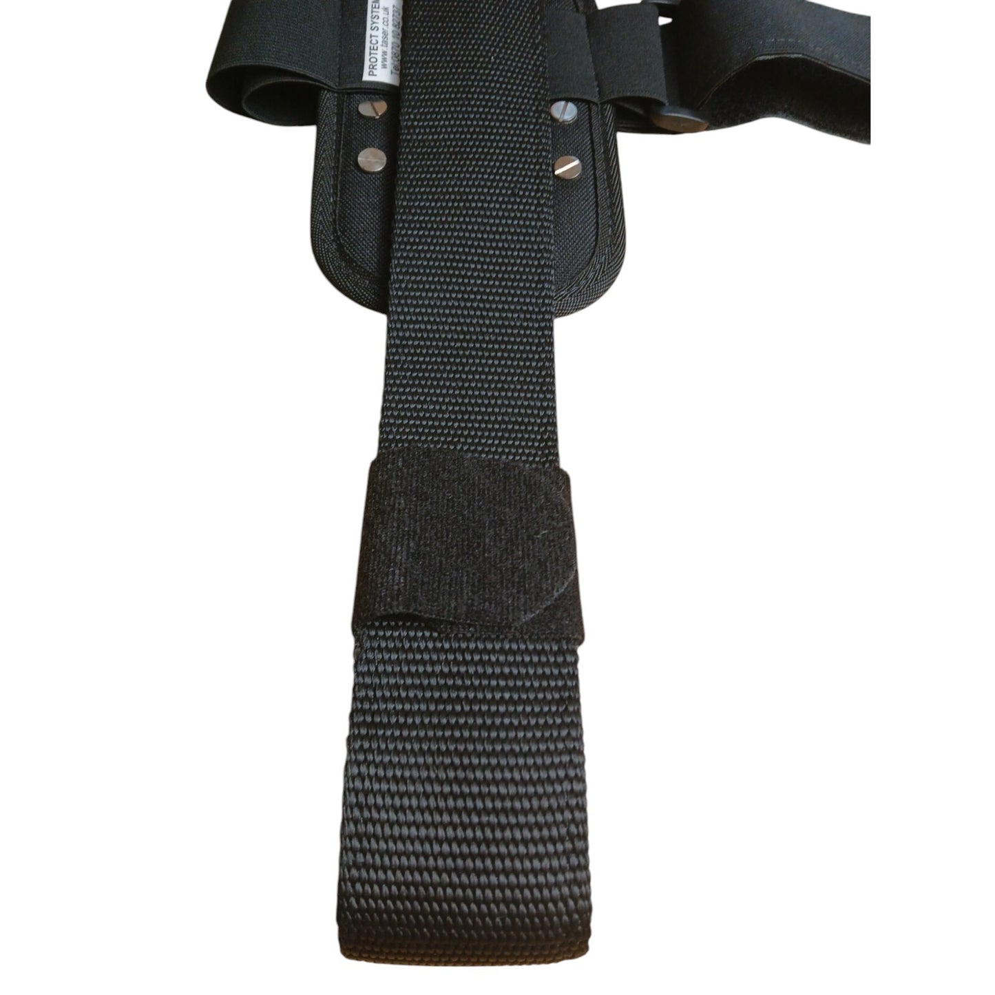Protect Systems Drop Leg Strap Utility Holder Black Ex Police Security Nylon