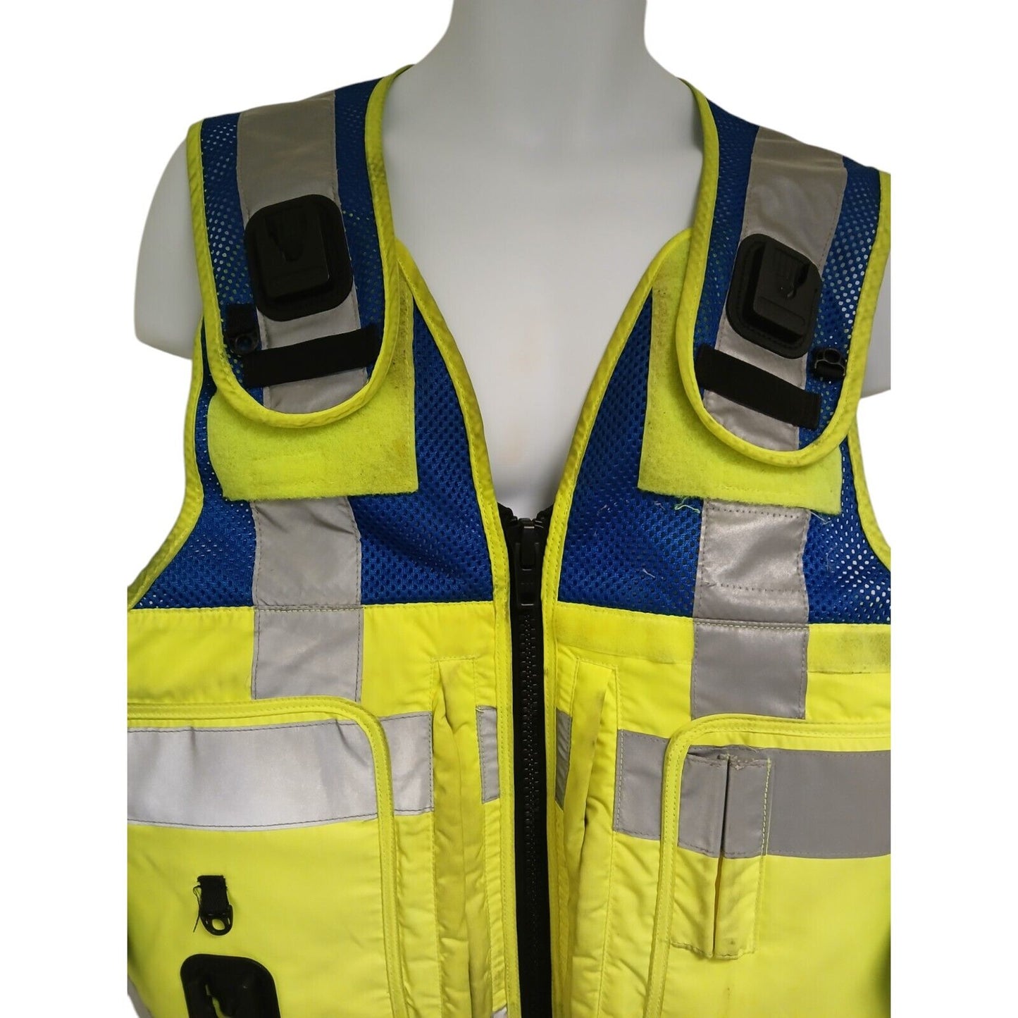 Mehler Vario System Vest Tactical Hi Viz Vis Klickfast Ex Police Medium Security