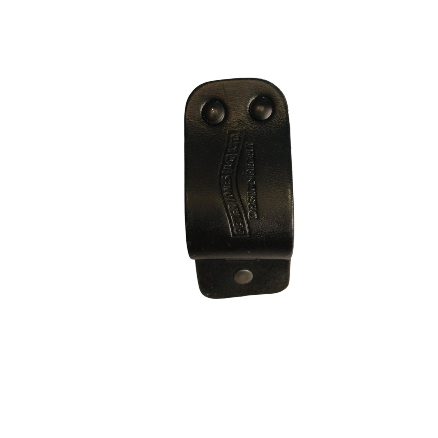 CS Spray Baton Holder Peter Jones Leather Ex Police Security Black Belt Loop