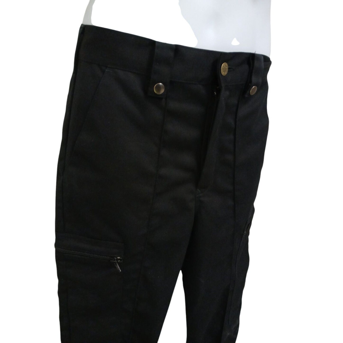 Cosalt Combat Cargo Trousers Ankle Cuff Dog Handler Security Black Ex Police