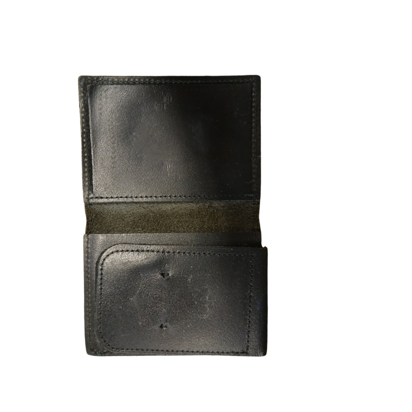 Warrant Card Holder Black Leather De Badged Used Ex Police Security Door Staff