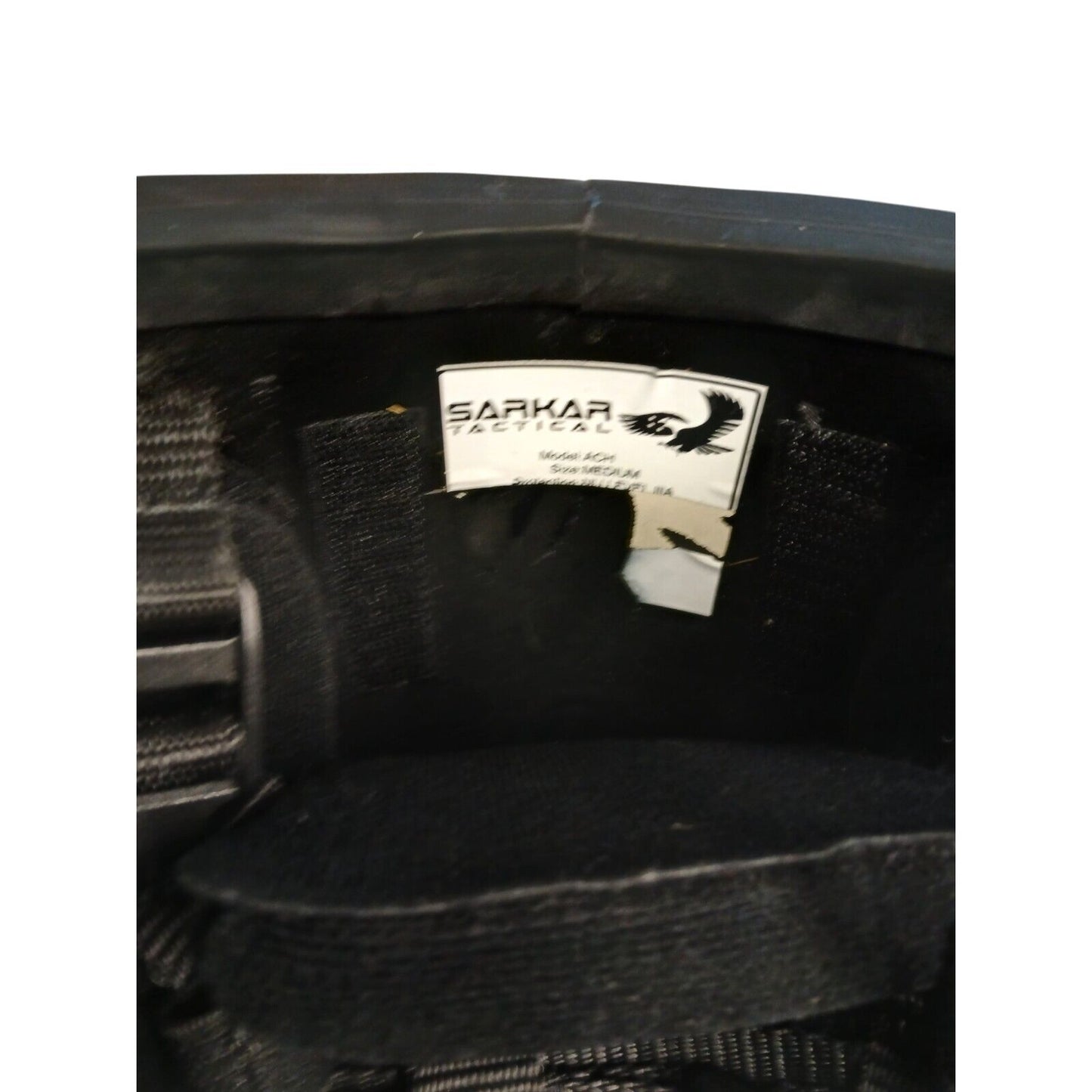 Sarkar Tactical Ballistic Helmet ACH NIJ 111A With Kevlar Black Medium Combat
