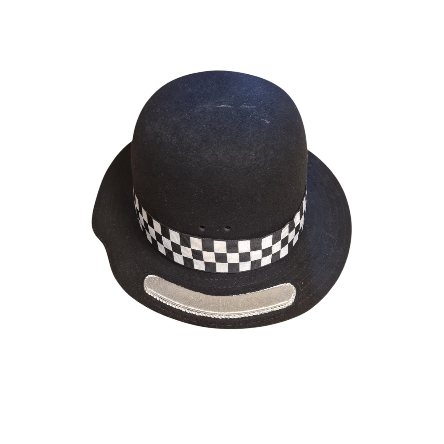 Police Chief Superintendent WPC Bowler Hat Silver Trim 56 Film TV Memorabilia